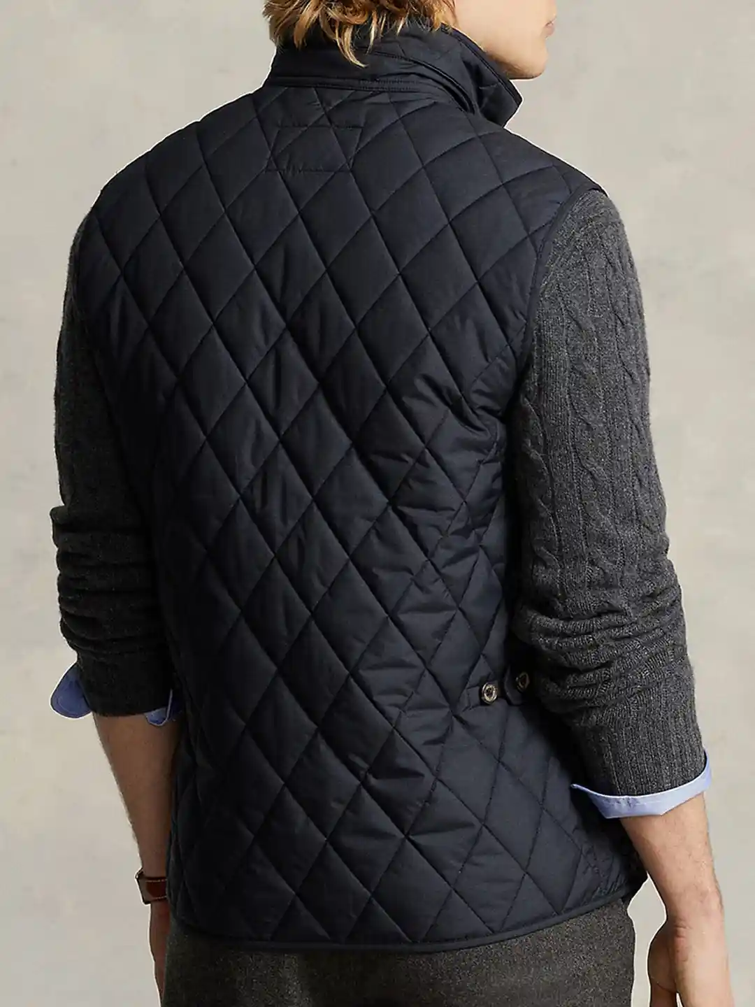 Buy Polo Ralph Lauren Self Design Mock Collar Water-Repellent