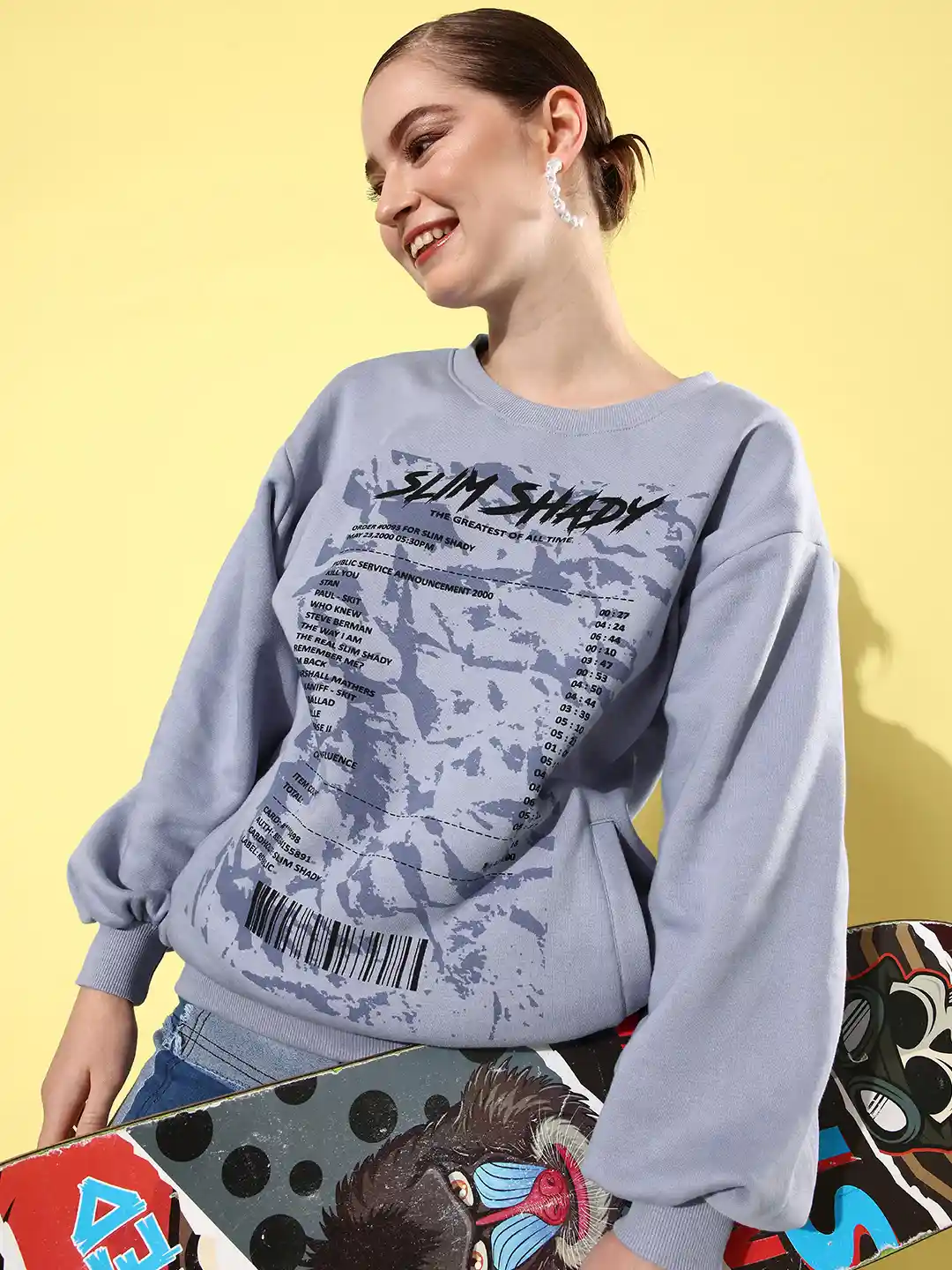 Buy Difference of Opinion Women Graphic Printed Oversized
