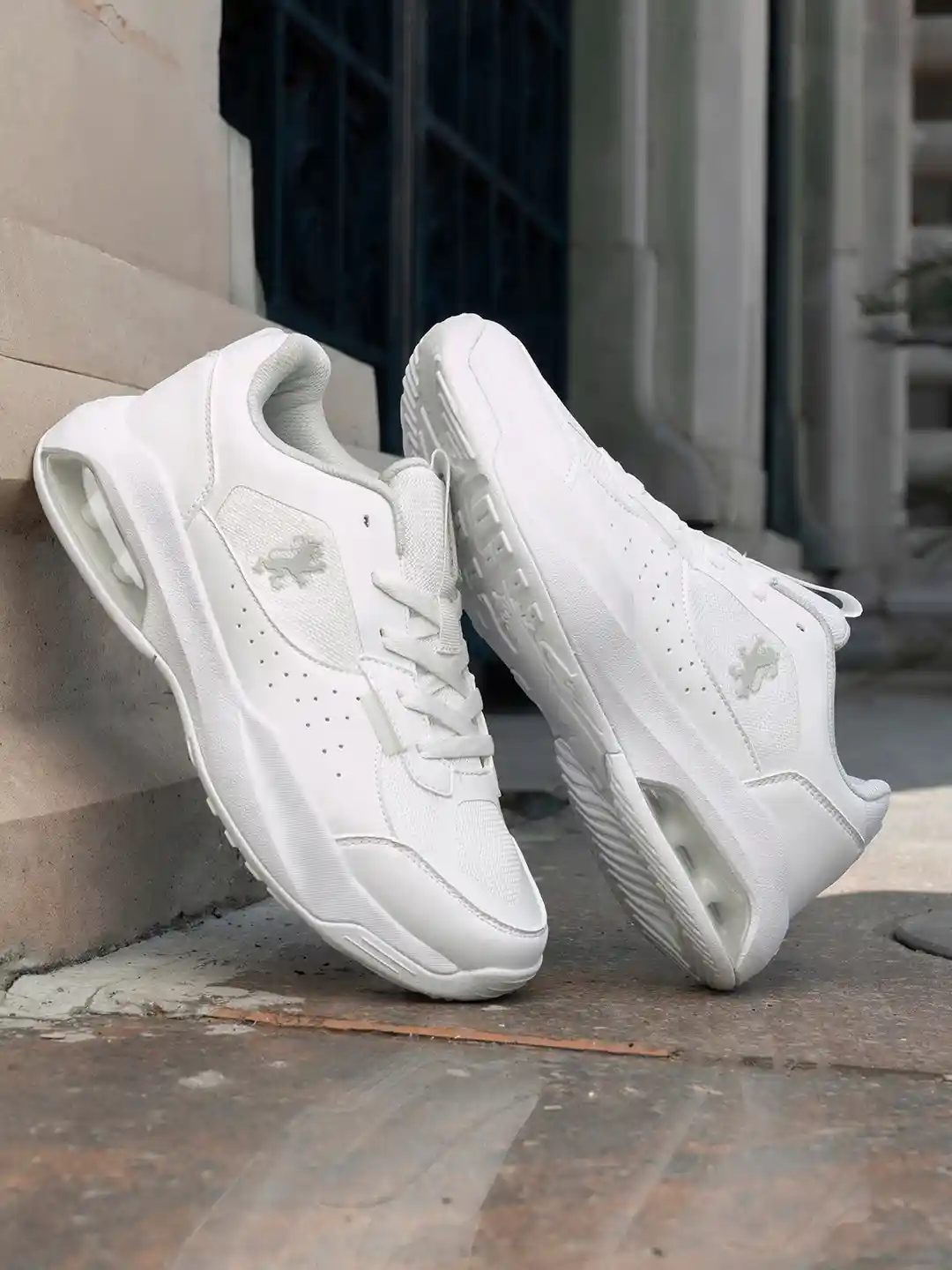 Red Tape Men Perforated Anti-Slip Ground Support Sneakers