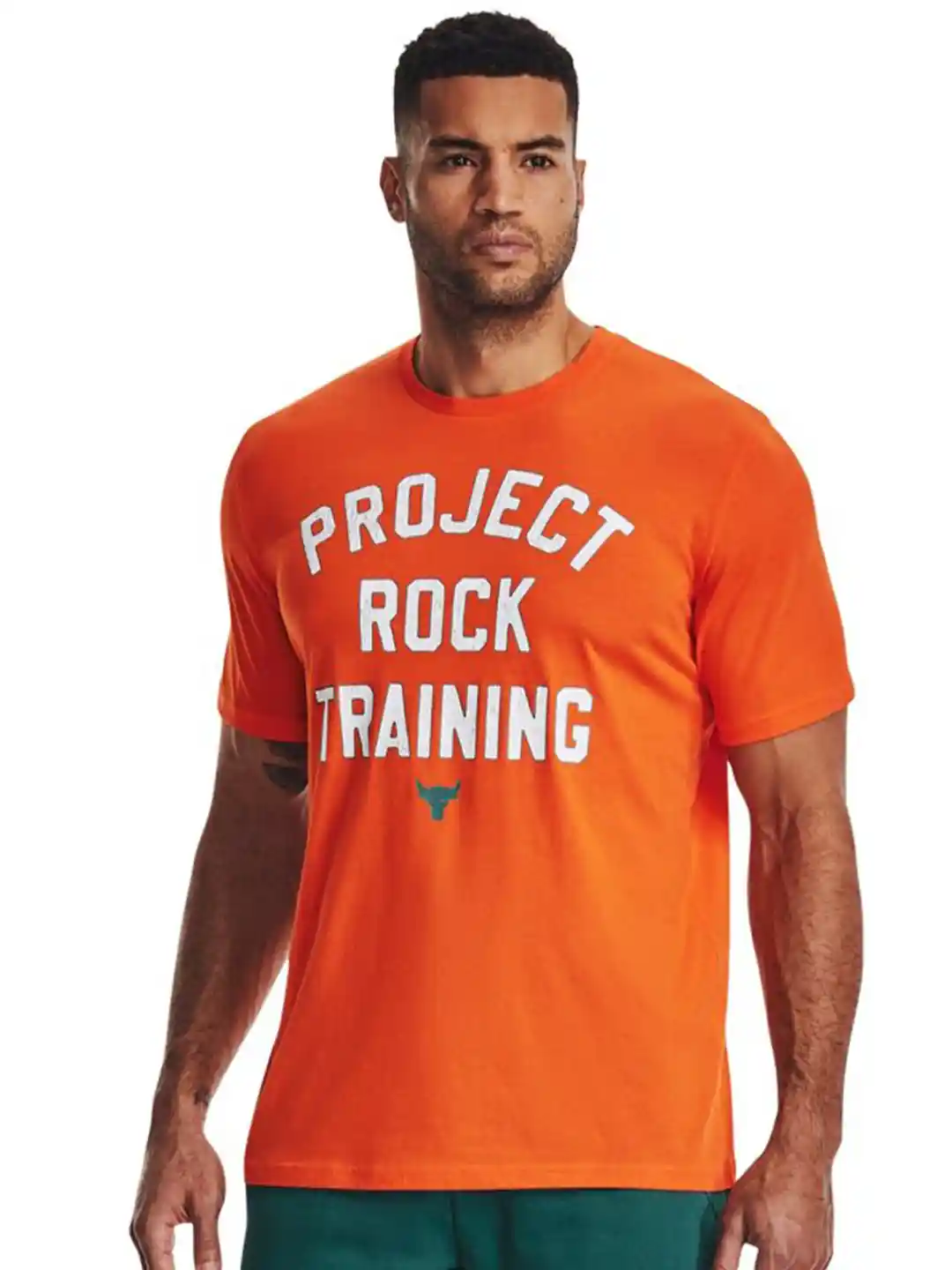 UNDER ARMOUR Project Rock Training Printed Relaxed-Fit Short Sleeves T-Shirt
