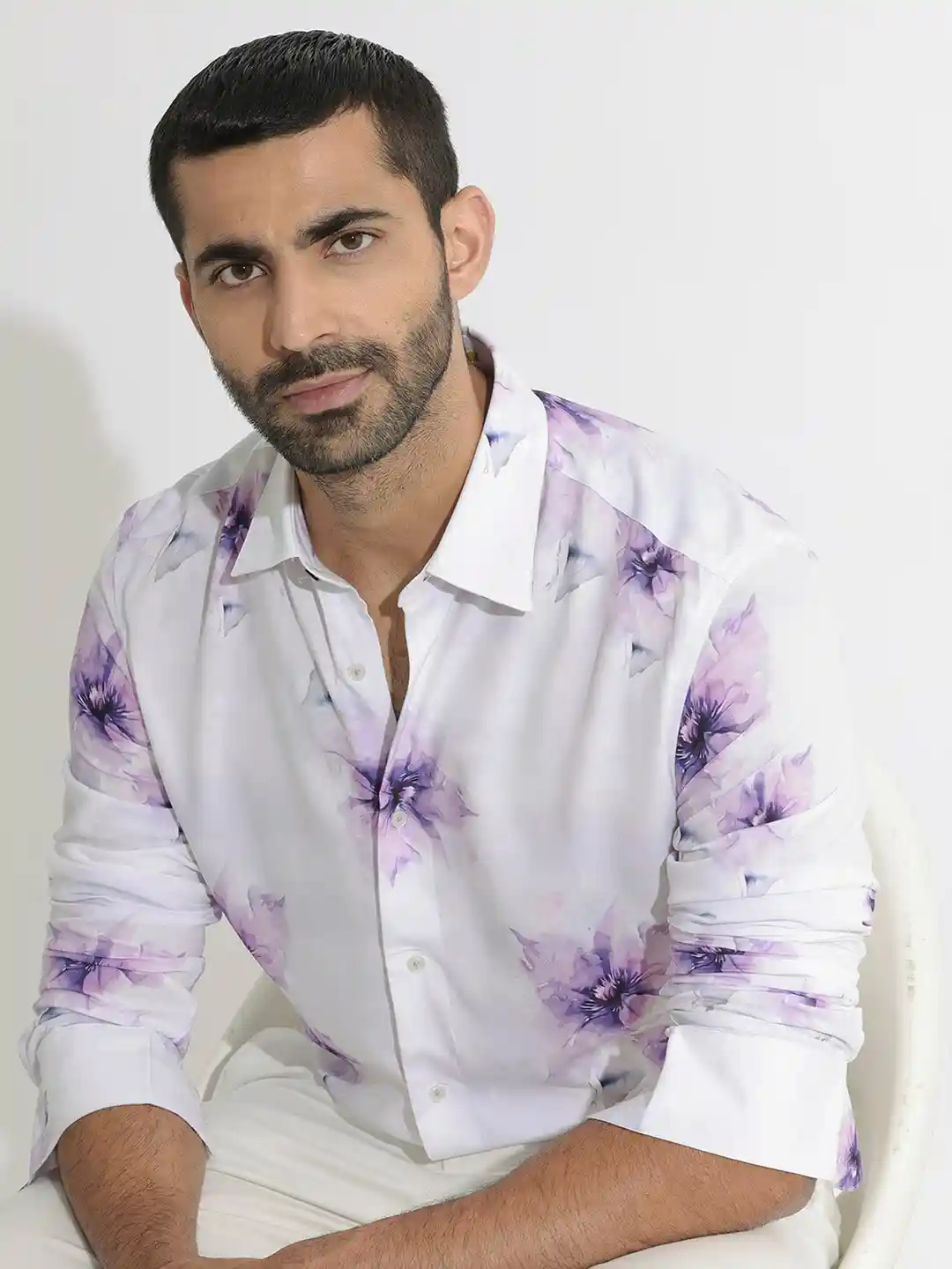 Buy RARE RABBIT Men Vendar Slim Fit Floral Printed Shirt Shirts