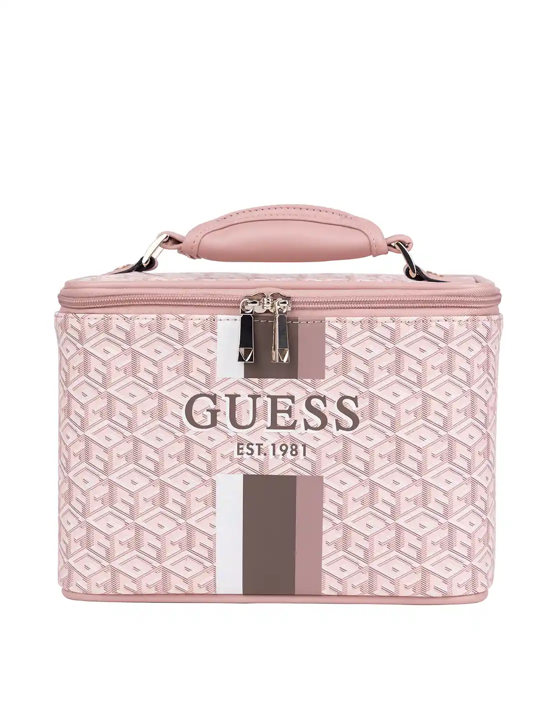 Buy GUESS Women Brand Logo Printed Vanity Bag Travel Accessory