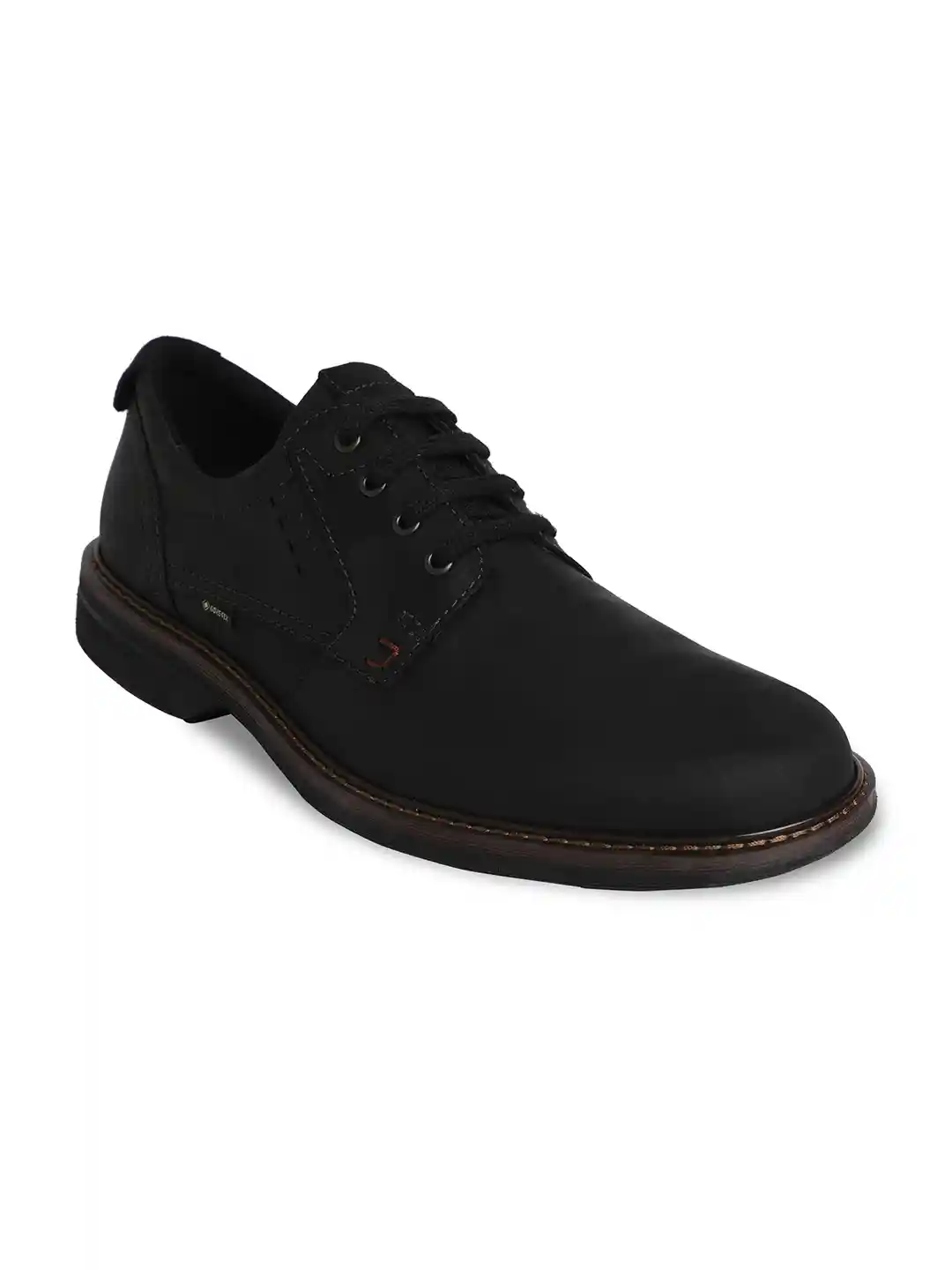 Buy ECCO Men Turn Black Nubuck Regular Formal Shoes Casual Shoes