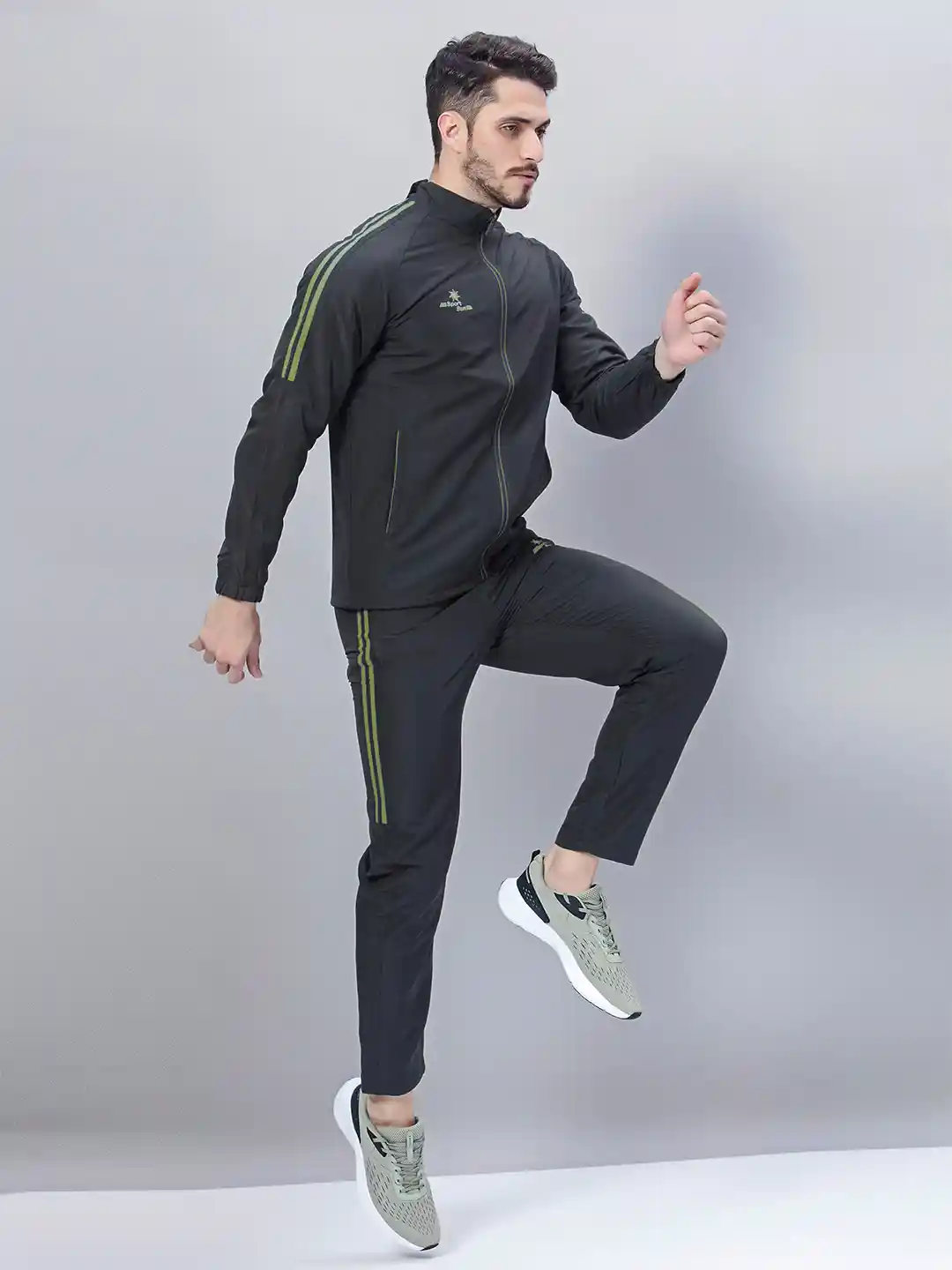 Buy SPORT SUN Mock Collar Sports Tracksuit Tracksuits for Men