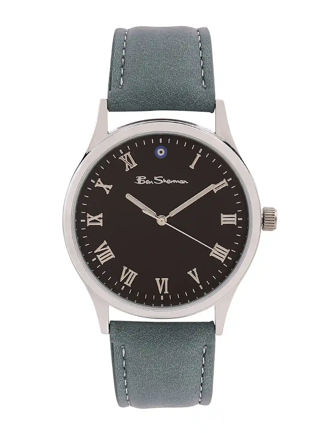 Buy BEN SHERMAN Men Embellished Dial Leather Straps Analogue