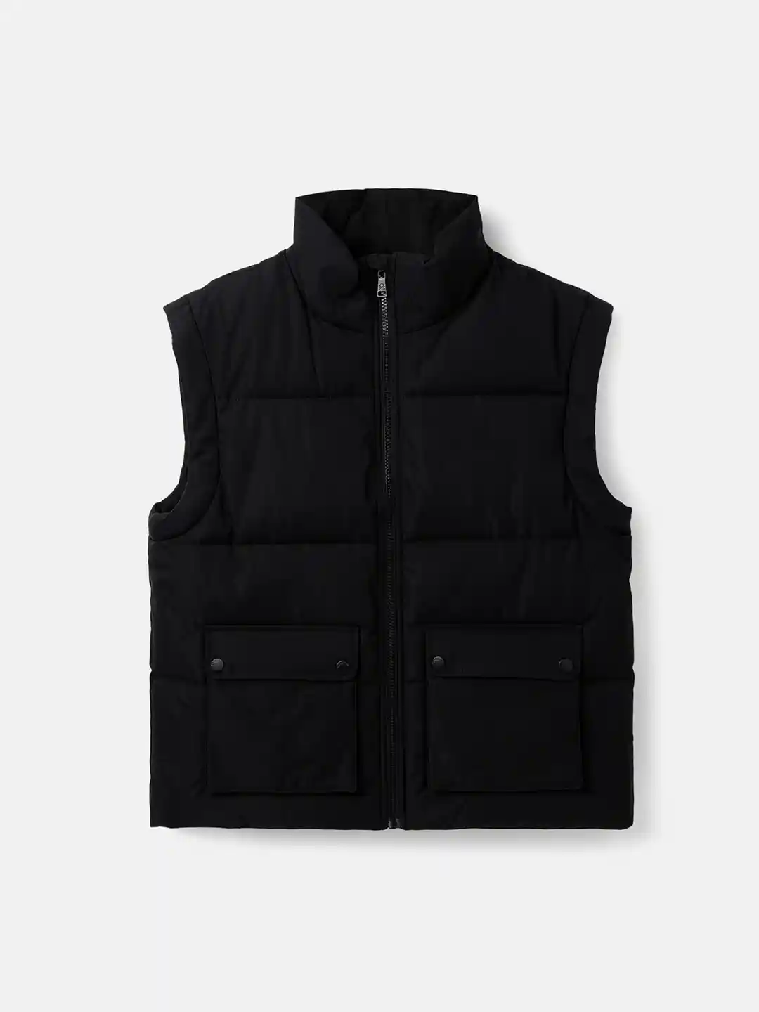 Buy United Colors of Benetton Boys Mock Collar Sleeveless Puffer