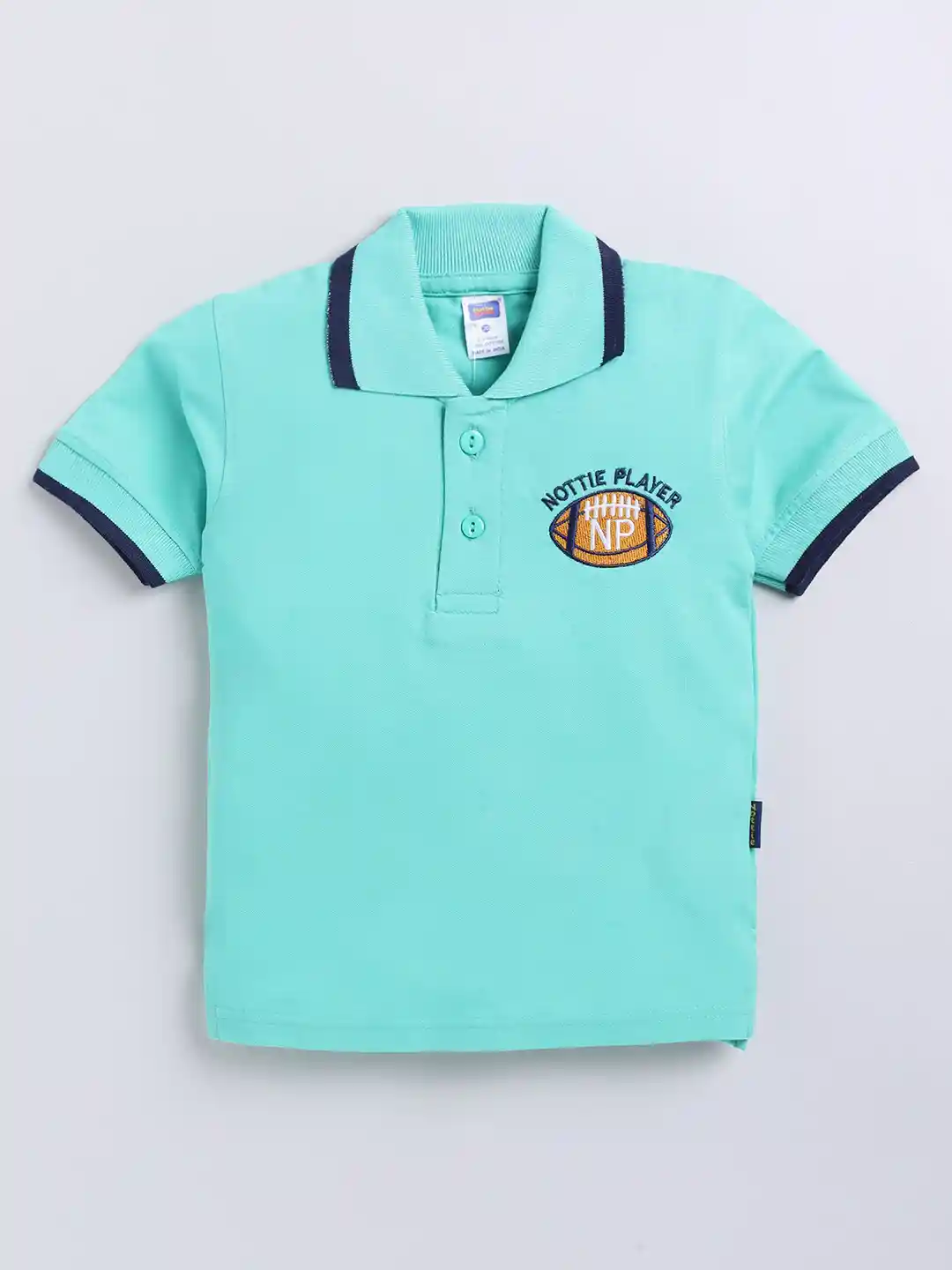 Buy Nottie Planet Boys Graphic Embroidered Detail Polo Collar T