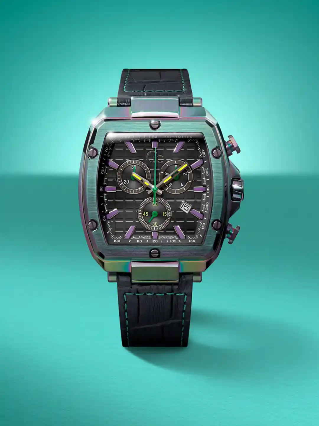 Buy GC GUESS COLLECTION Spirit Tonneau Black Dial Men Quartz