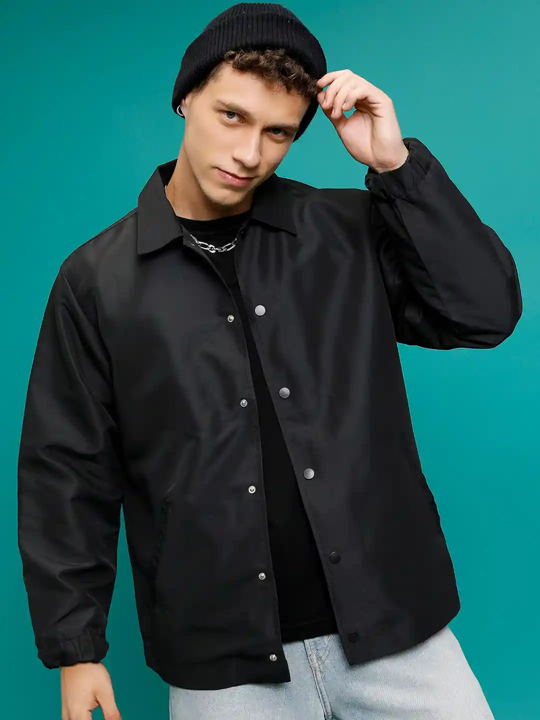 ami　LOHEN VCOLLAR LIGHT JACKET LOHEN】V COLLAR LIGHT JACKET BLACK Buy HIGHLANDER Black Spread