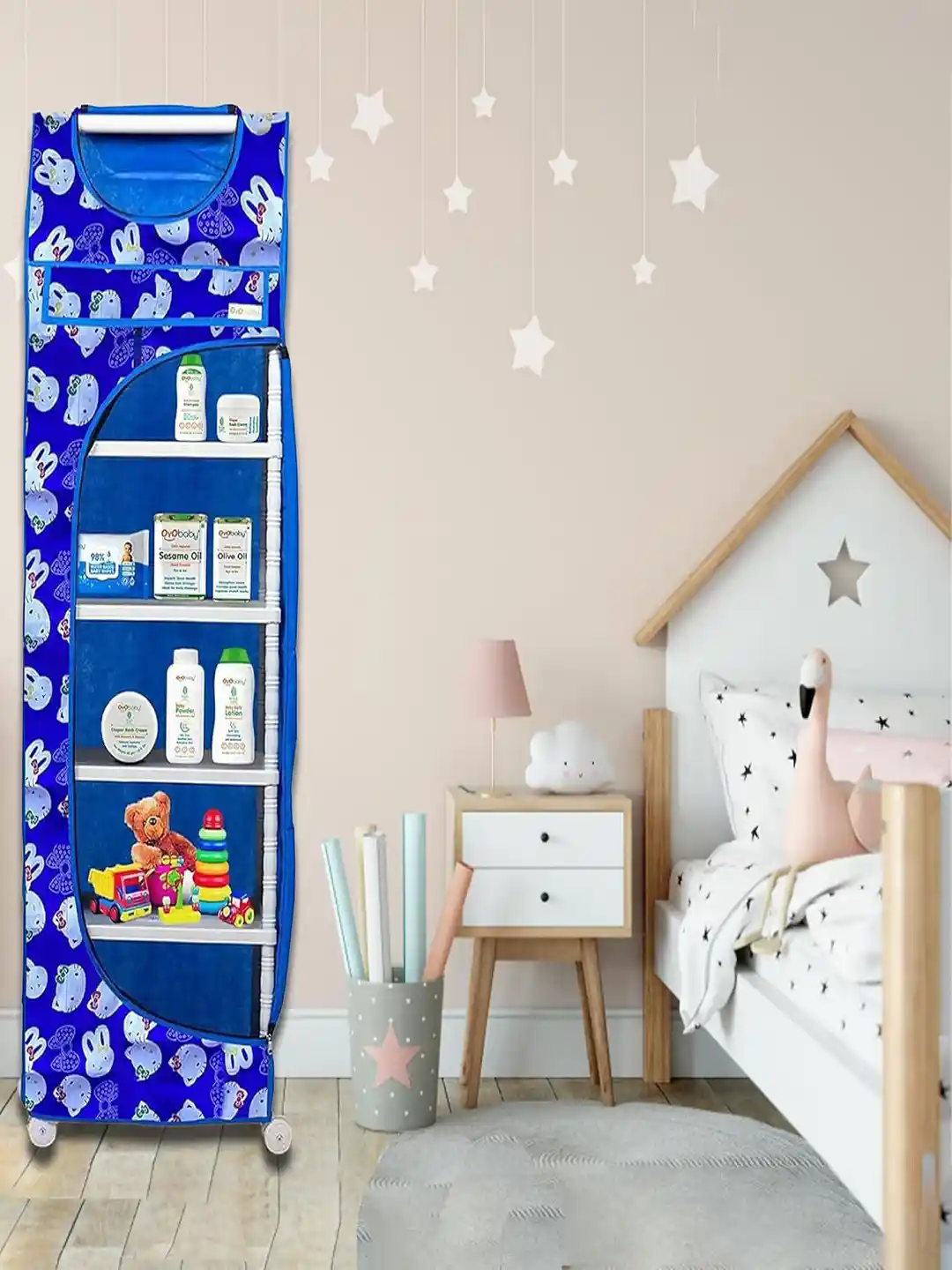 Buy OyO Baby Kids Shelves Almirah Foldable Unbreakable