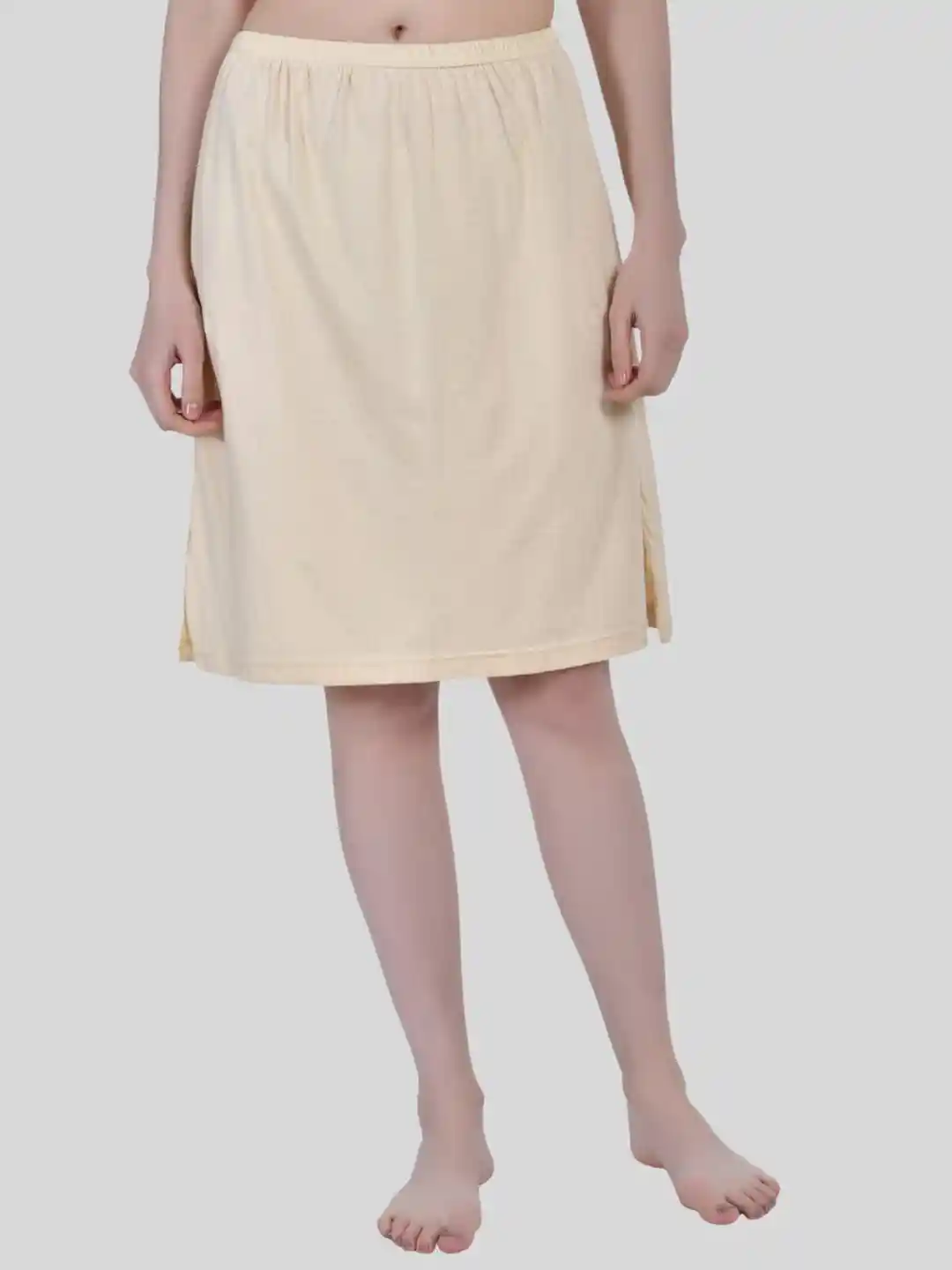 Buy Aimly Pack Of Straight Knee Length Knee Length Skirt Slip