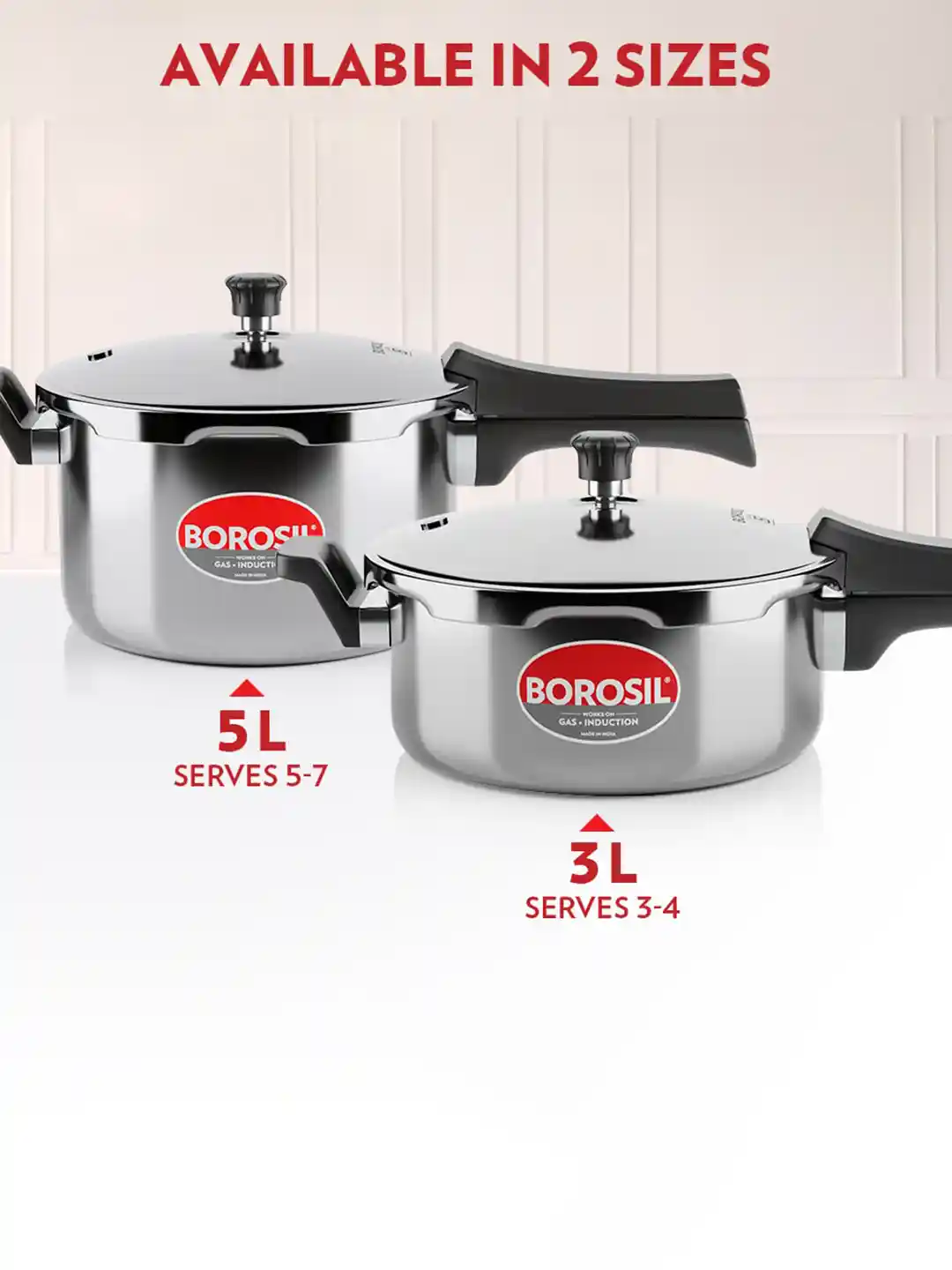 Buy BOROSIL Presto Tri-Ply Stainless Steel Induction Base Outer