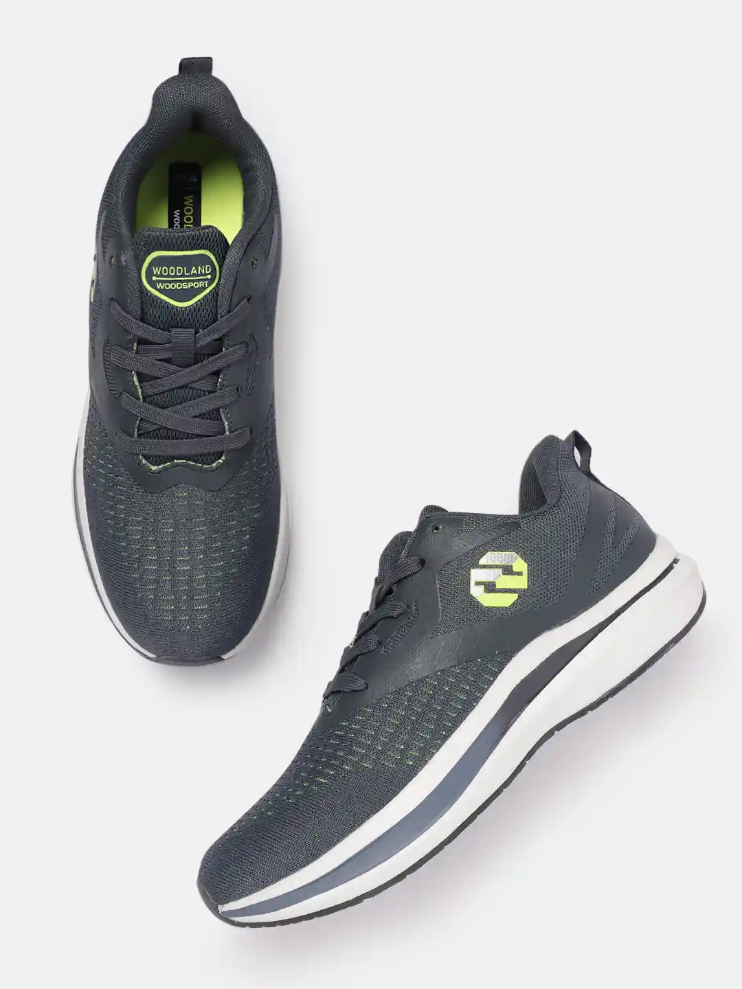 Buy Woodland Men Woven Design Running Shoes Sports Shoes for Men - Main Image