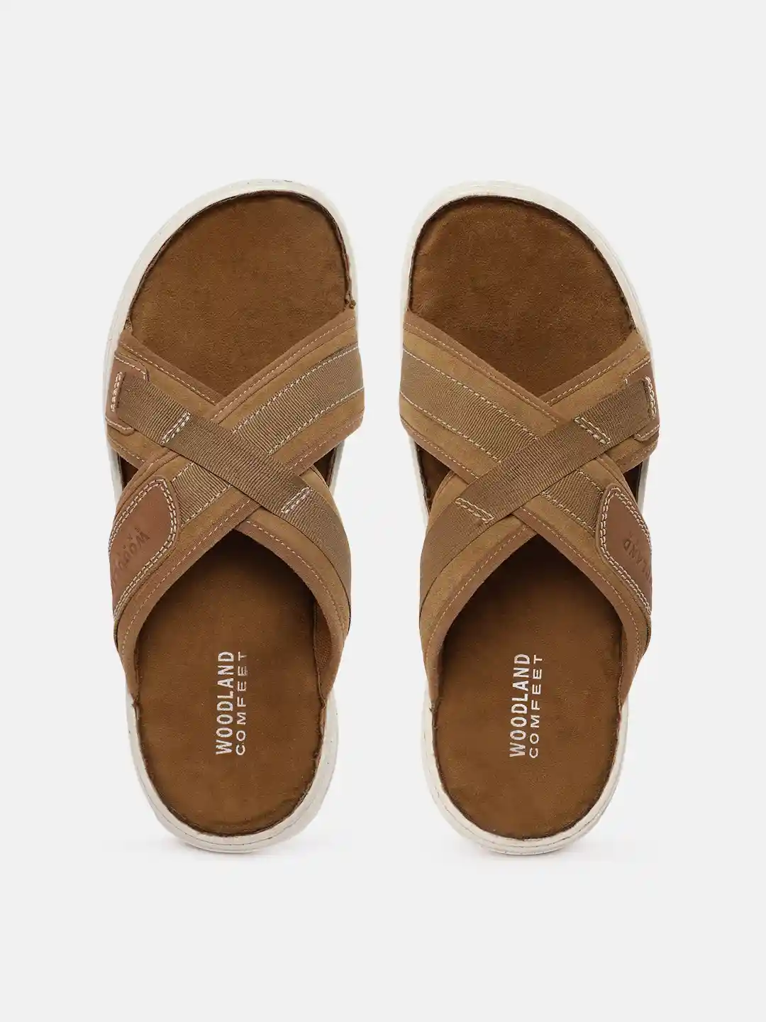 Buy Woodland Men Brand Logo Detail Comfort Sandals Sandals for