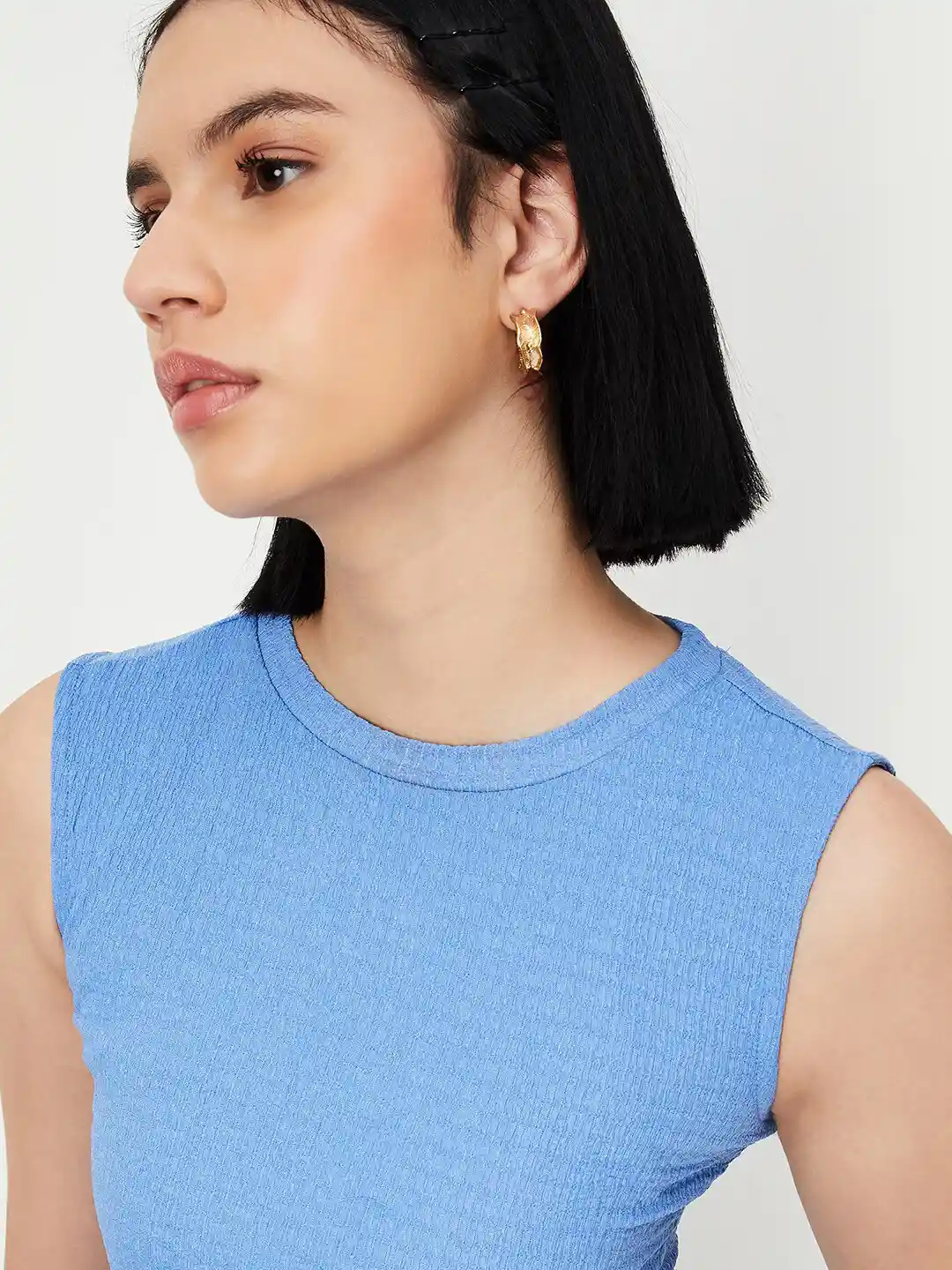 【新品】Nala Cropped knit top Ｍサイズ Kazel Cropped Thin Knit Top - Black – The Frankie Shop