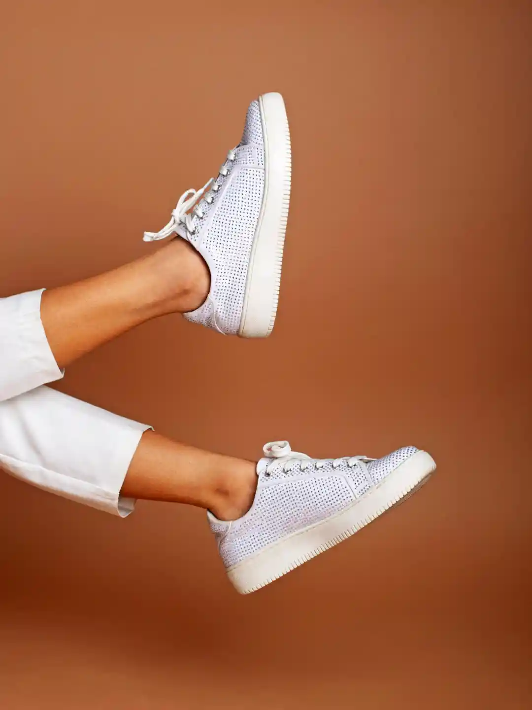 Buy CAI Women Rhinestone Embellished Low-Top Sneakers