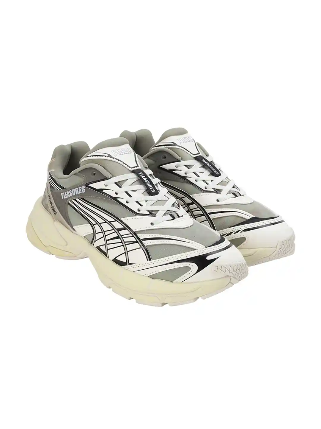 Buy Puma x Pleasures Unisex Velophasis Overdye Sneakers - Casual