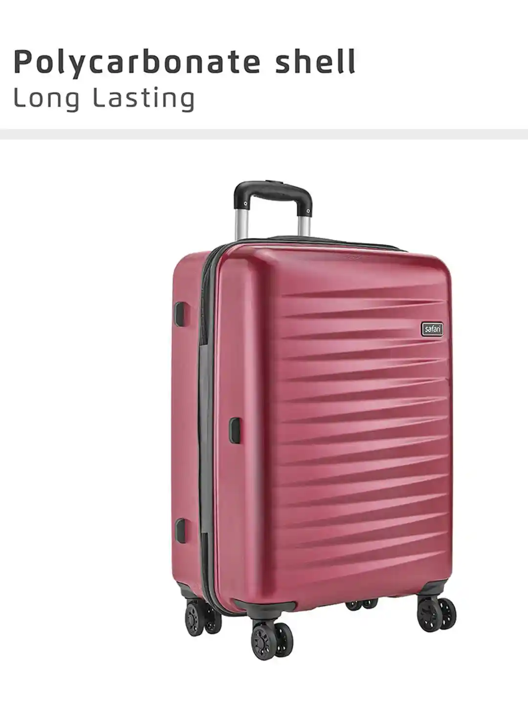 Buy Safari Fiesta Textured 360-Degree Rotation Hard-Sided Large