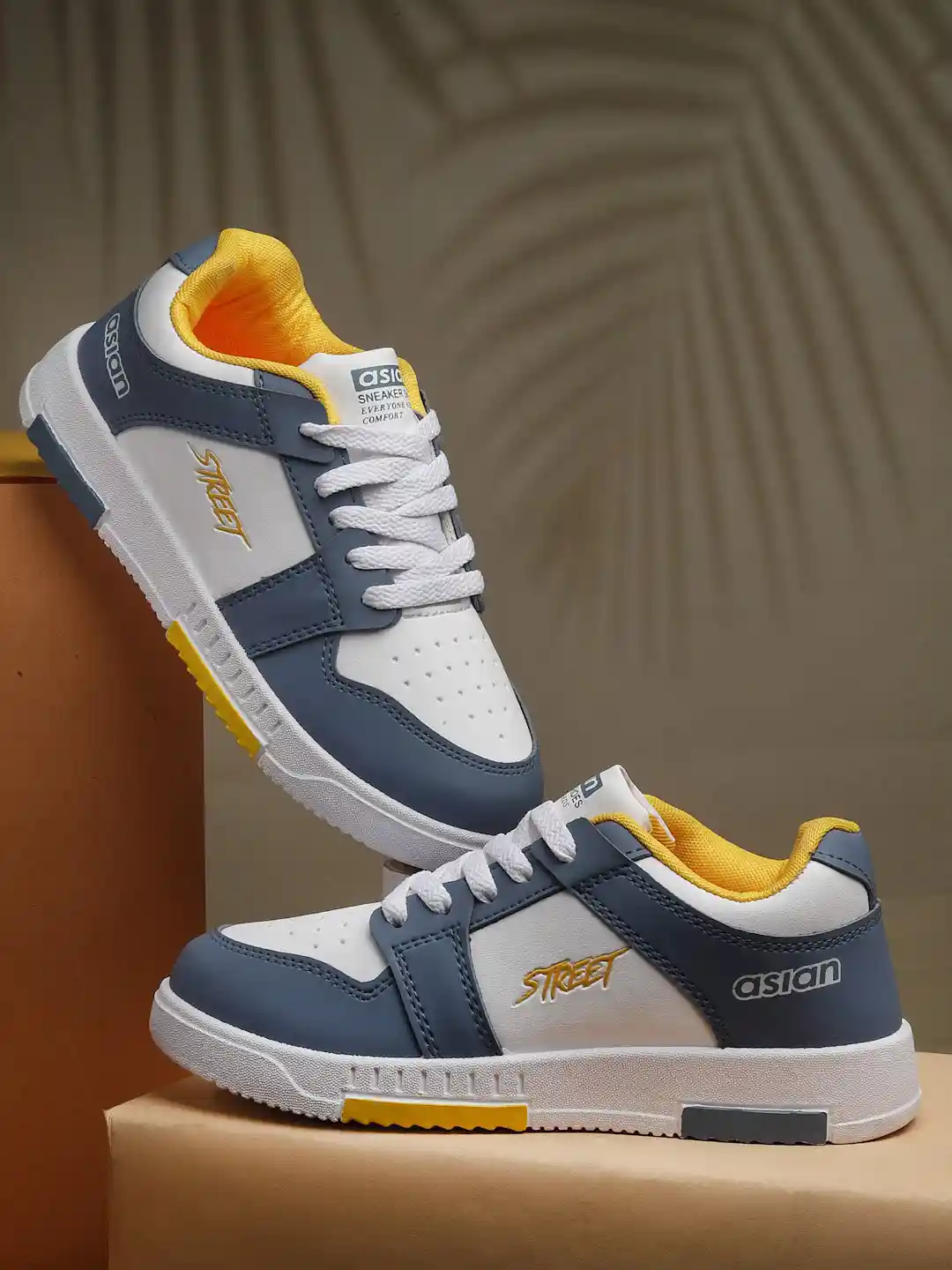 Buy ASIAN Boys TARZAN-04 Colourblocked Memory Foam Insole Sneakers