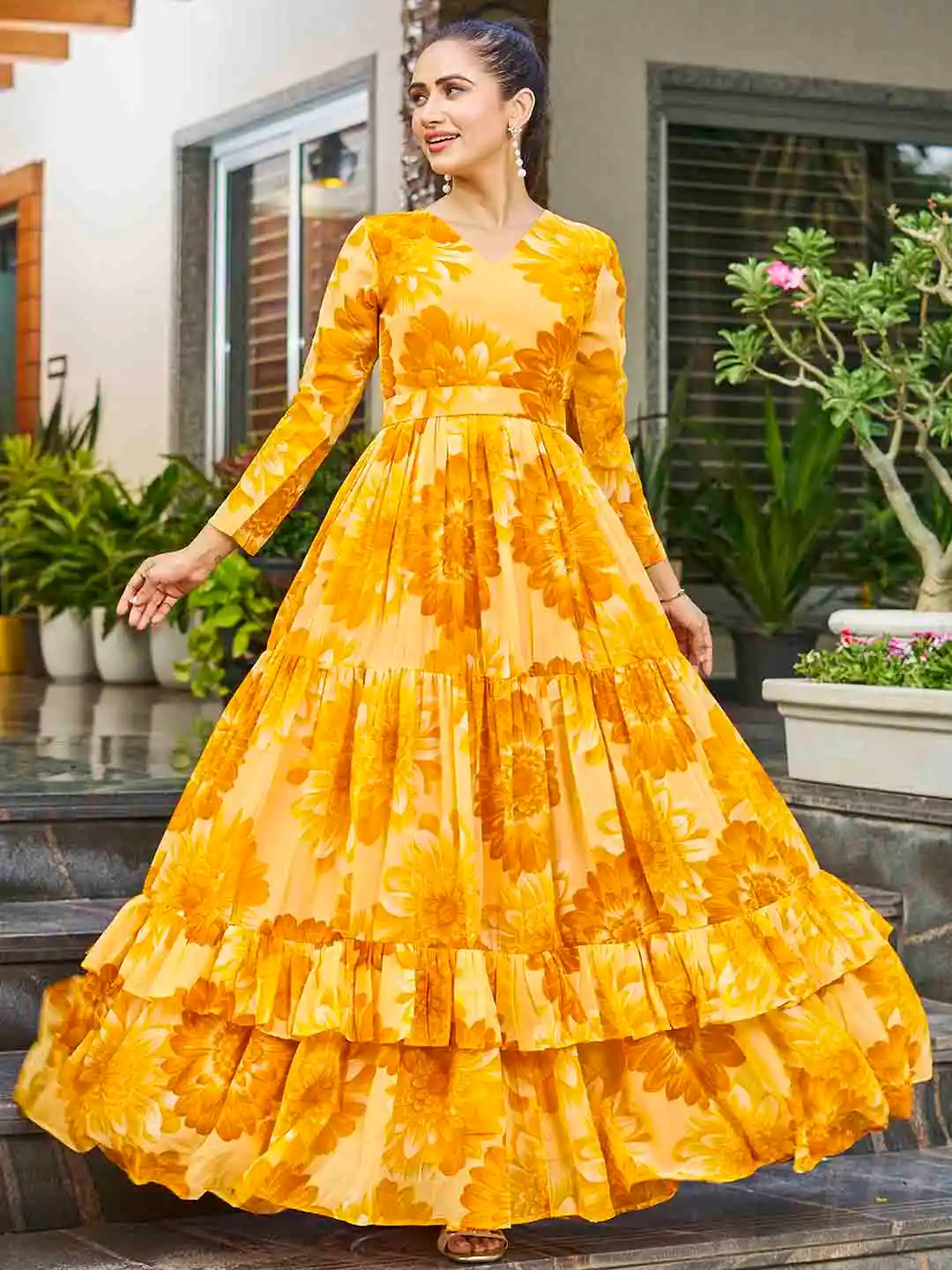 m。。。◾︎AMERI FLOWER LACE DRESS FLOWER LACE DRESS Ameri VINTAGE アメリ