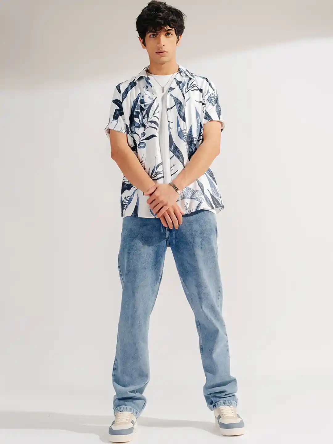 Buy FREAKINS Men Straight Fit Pure Cotton High-Rise Jeans Jeans