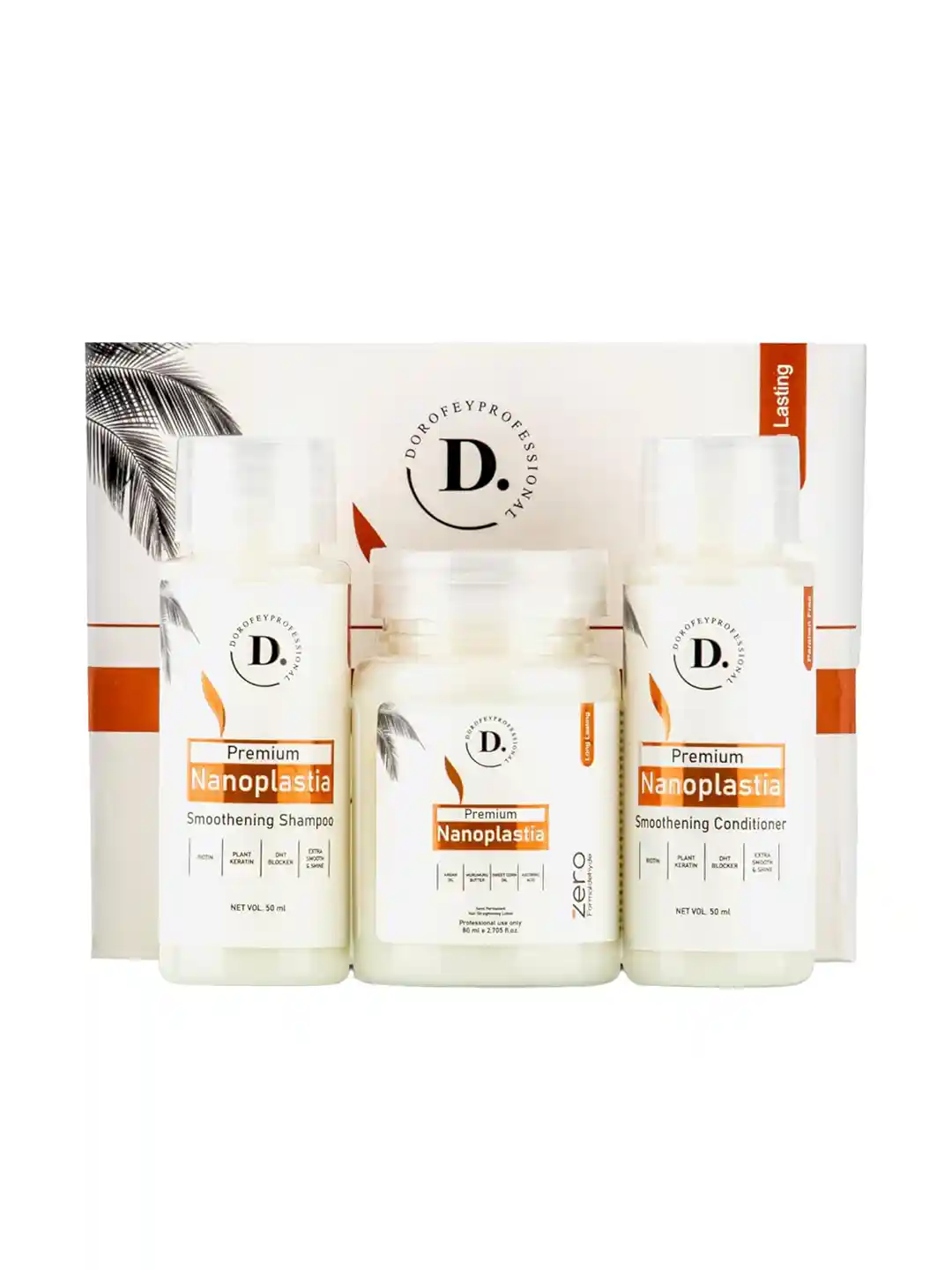 DOROFEY PROFESSIONAL Premium Nanoplastia 3Pcs Shampoo-Treatment  Conditioner