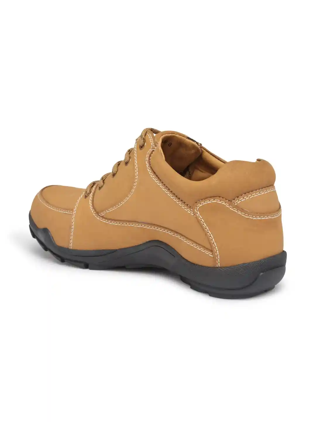 Red Chief Men Rust Leather Casual Sneakers