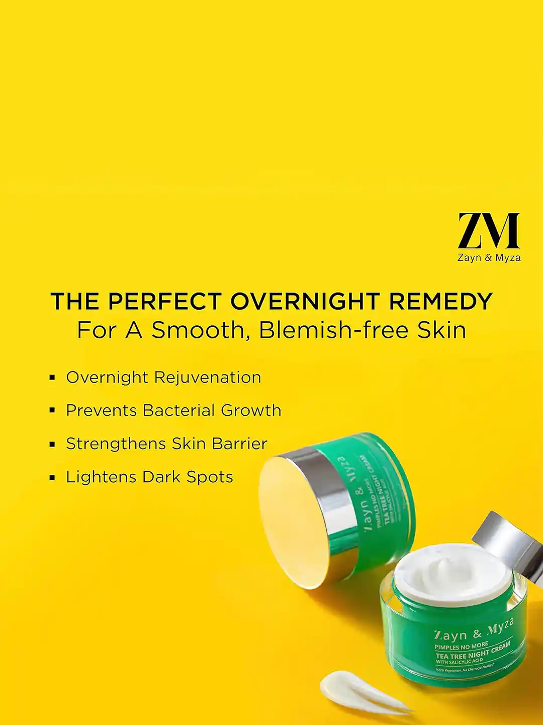 Buy ZM Zayn & Myza Tea Tree Day Cream & Night Cream Combo Dark