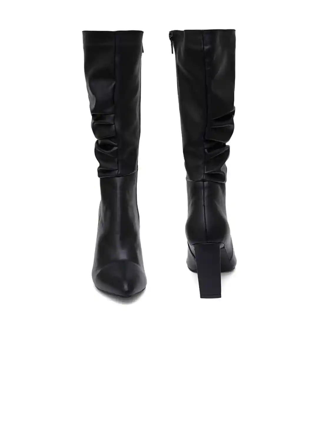 Black Boots Ruched Knee Boots Buy Lipsy Black Wide FIt Suedette