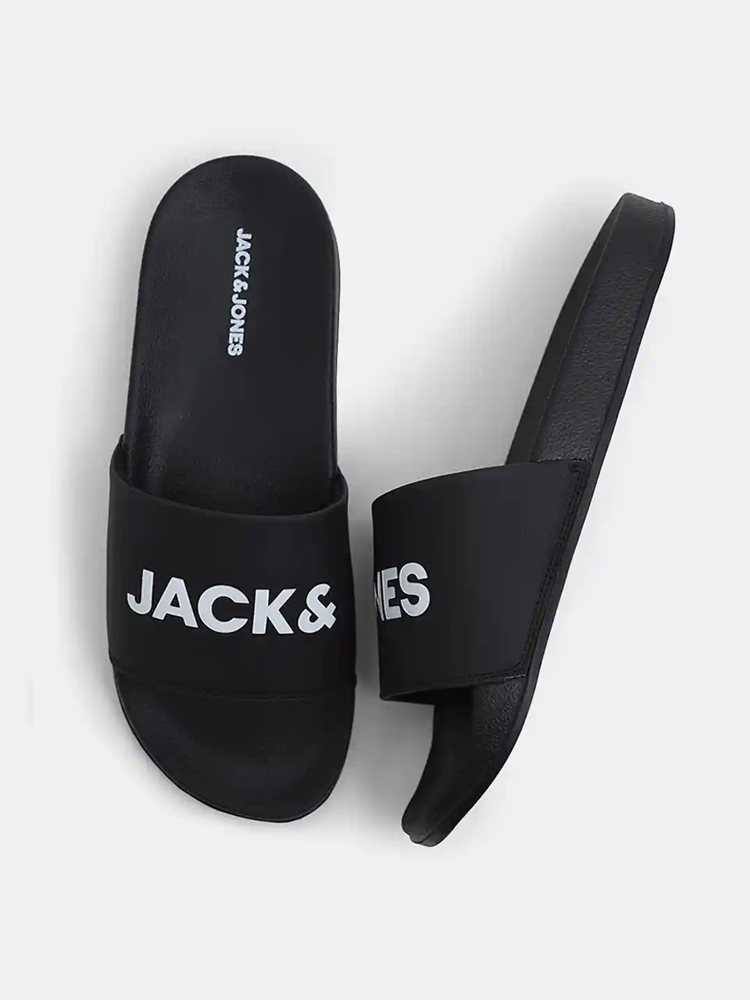 Buy Jack \u0026 Jones Men Printed Sliders - Flip Flops for Men 26179948 | Myntra