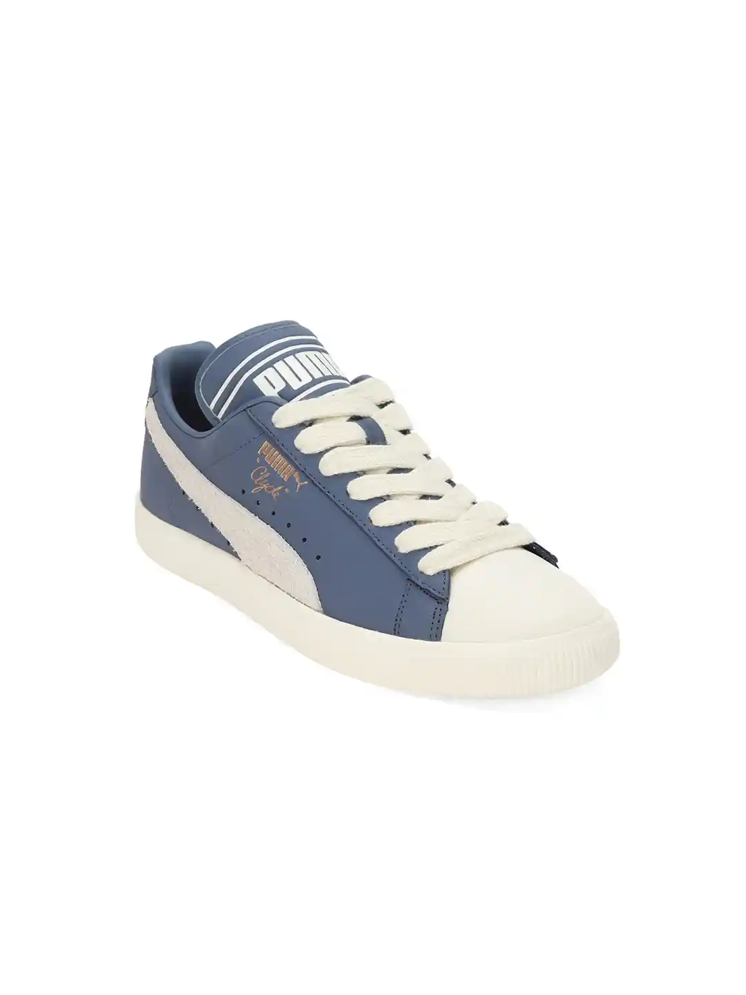 Buy Puma x RHUIGI Unisex Clyde Colourblocked Leather Lace-Up