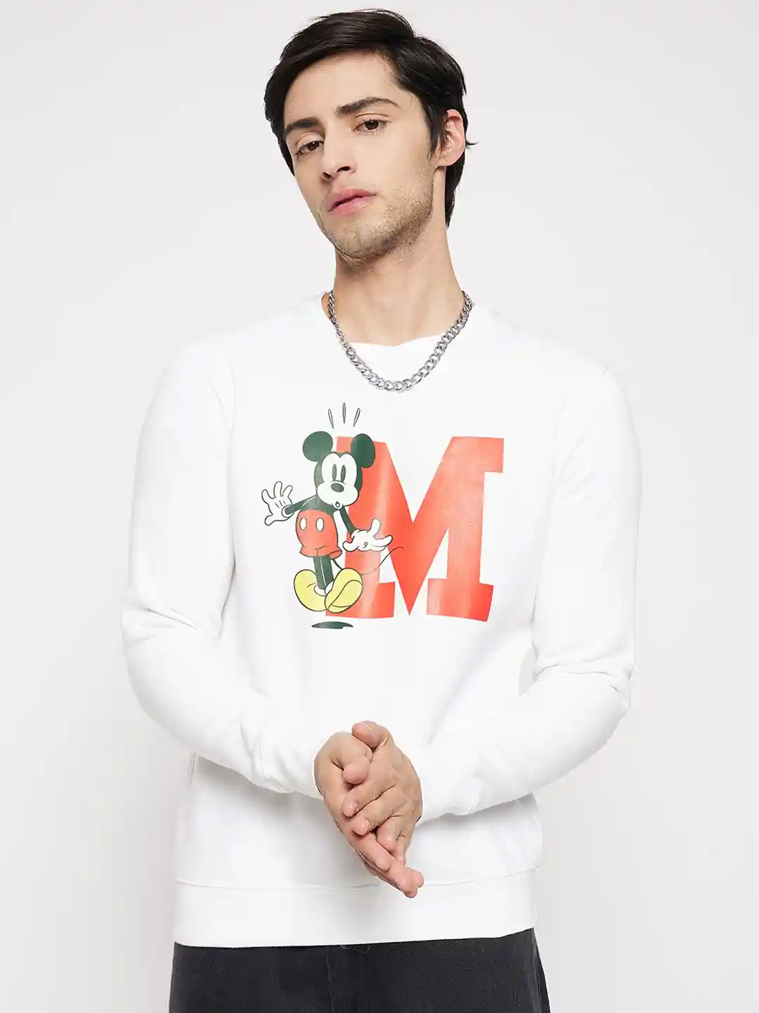 Buy Kook N Keech Disney Mickey Mouse Printed Knitted Sweatshirt