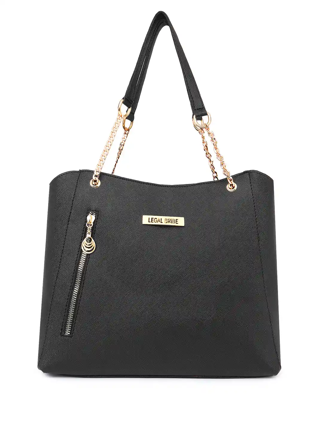 Buy LEGAL BRIBE Textured Structured Shoulder Bag Handbags for