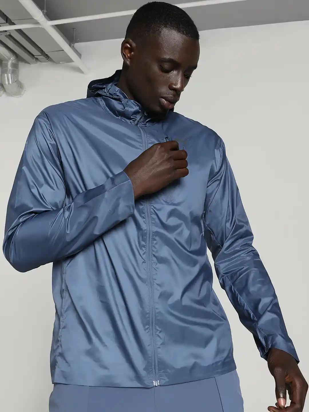 Buy Puma SEASONS Lightweight Running Hooded Sporty Jacket