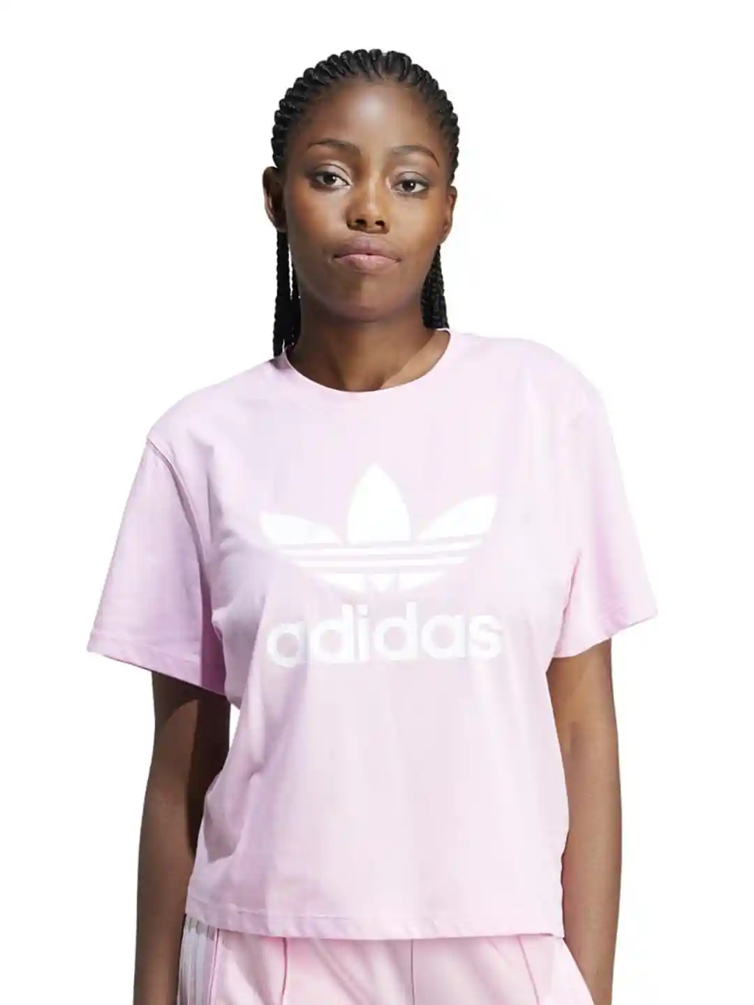 Ubuy Adidas Trefoil Womens Shirt ADIDAS Originals Women Printed