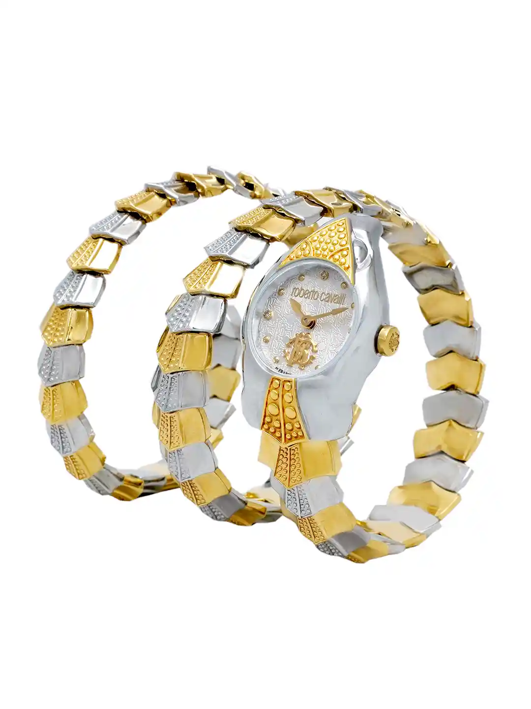 Buy Roberto Cavalli by Franck Muller Women White Dial