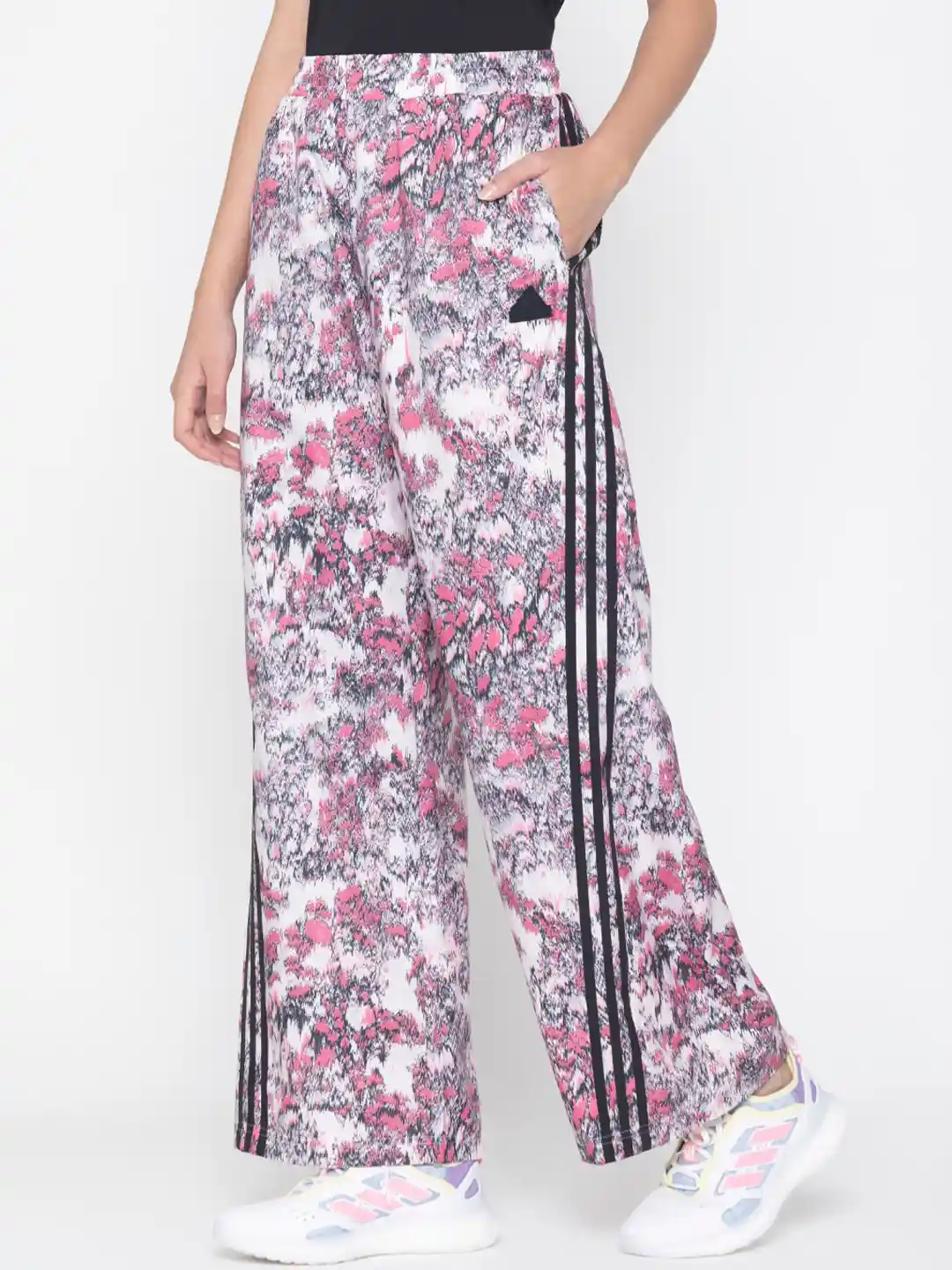 Buy ADIDAS Women Floral FUTURE ICONS 3-STRIPES WOVEN Track Pants
