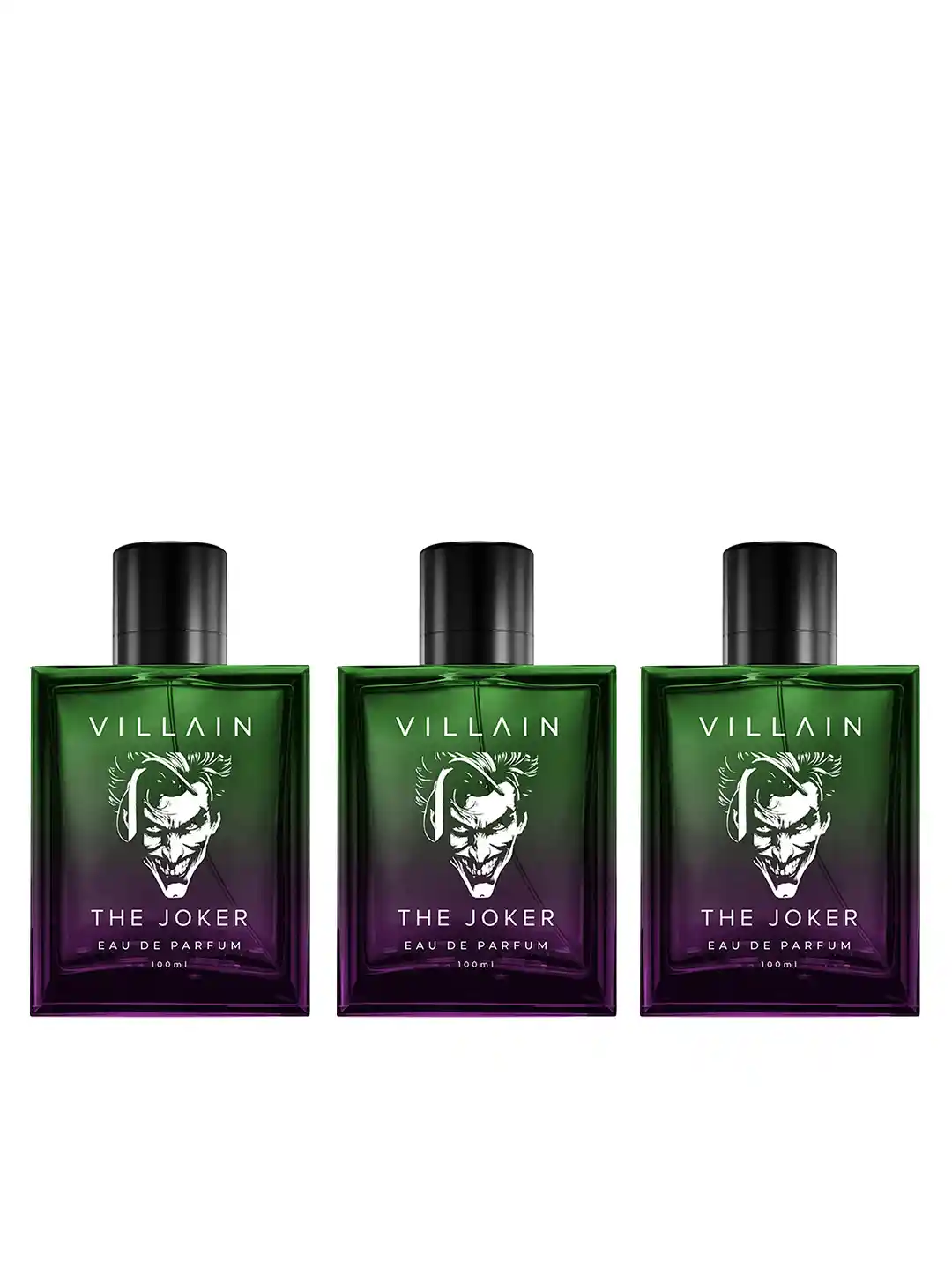 Buy VILLAIN Men Set of The Joker Long lasting Eau De Parfum