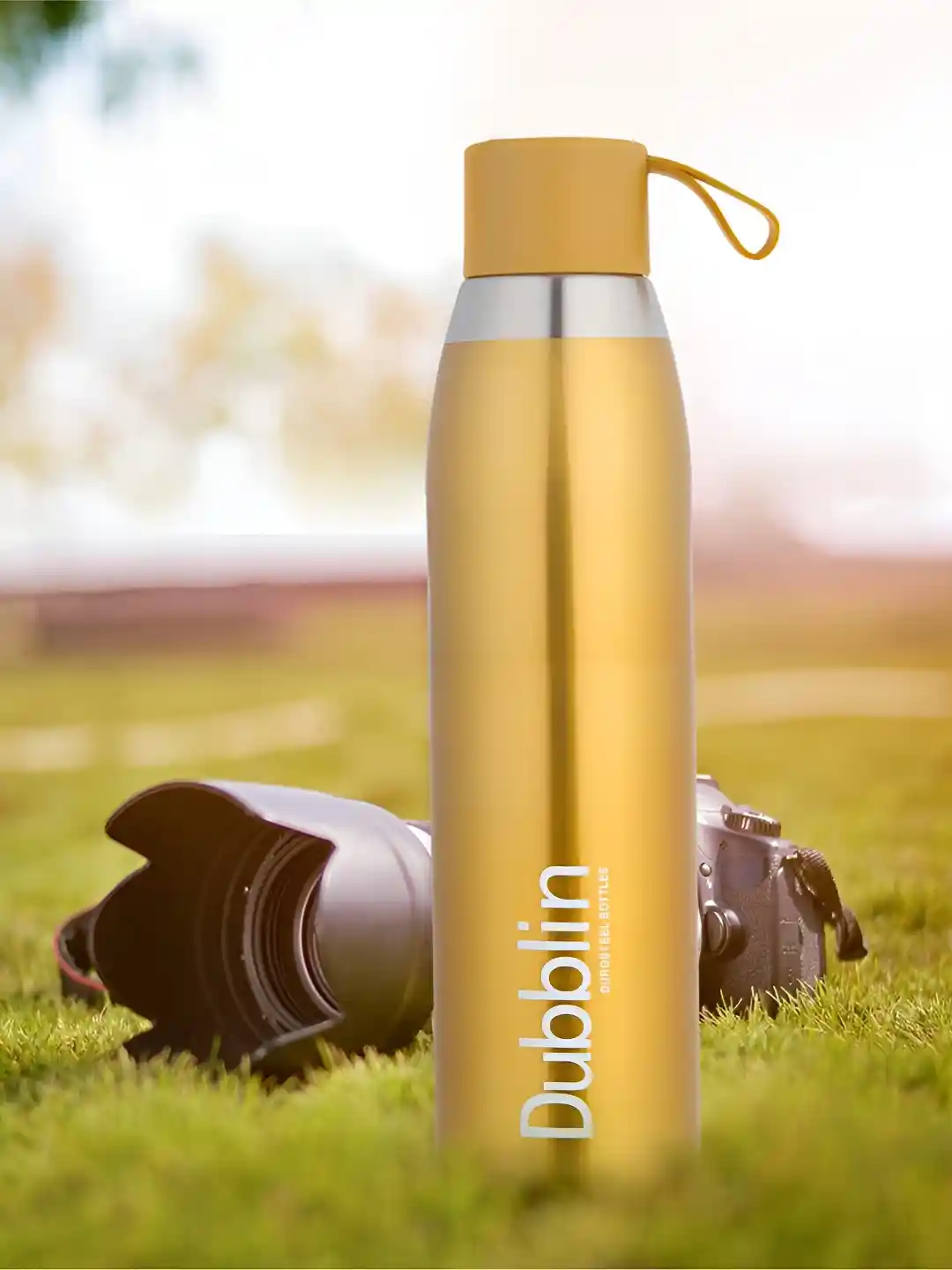 Buy Dubblin Gold Toned Stainless Steel Double Wall Vacuum Water - Main Image