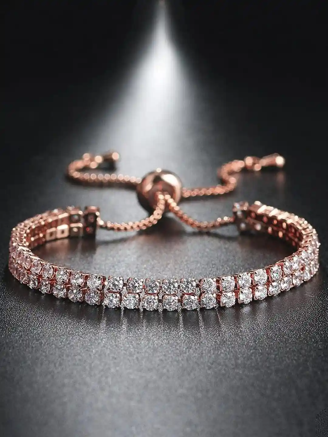 Buy Designs You Rose Gold-Plated Cubic Zirconia Studded