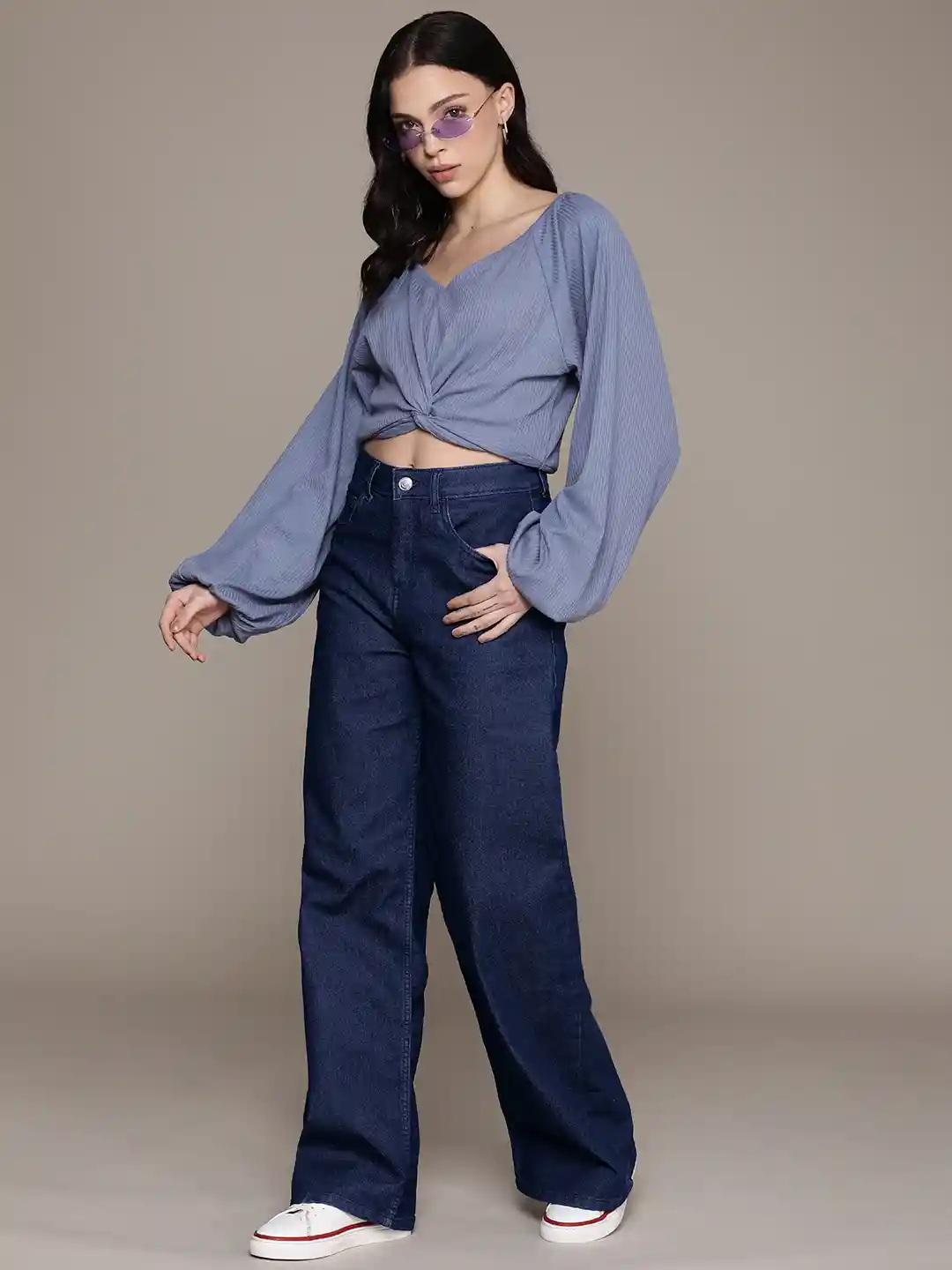 Buy The Roadster Lifestyle Women Wide Leg High-Rise