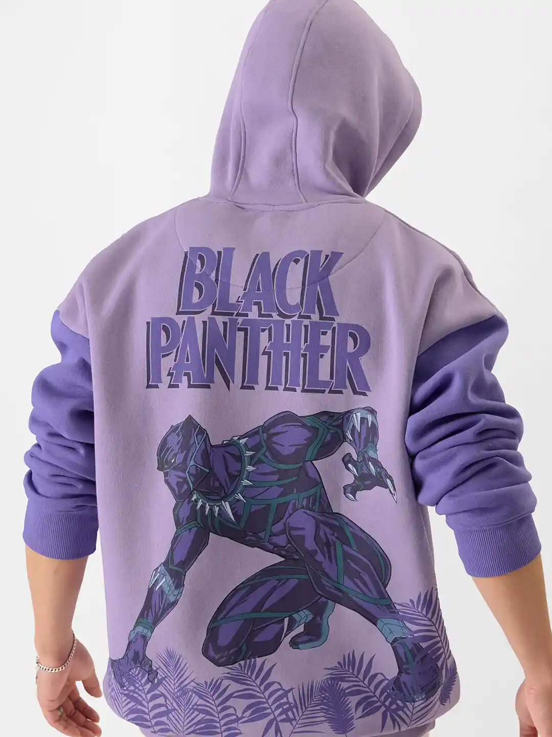 Pullover Hoodie Purple And Black Hoodie Mens Buy The Souled Store