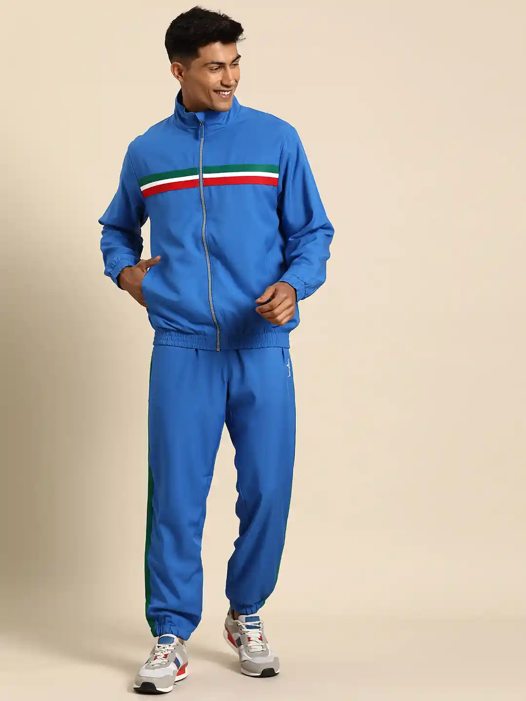 Buy United Colors of Benetton Men Striped Tracksuit Tracksuits