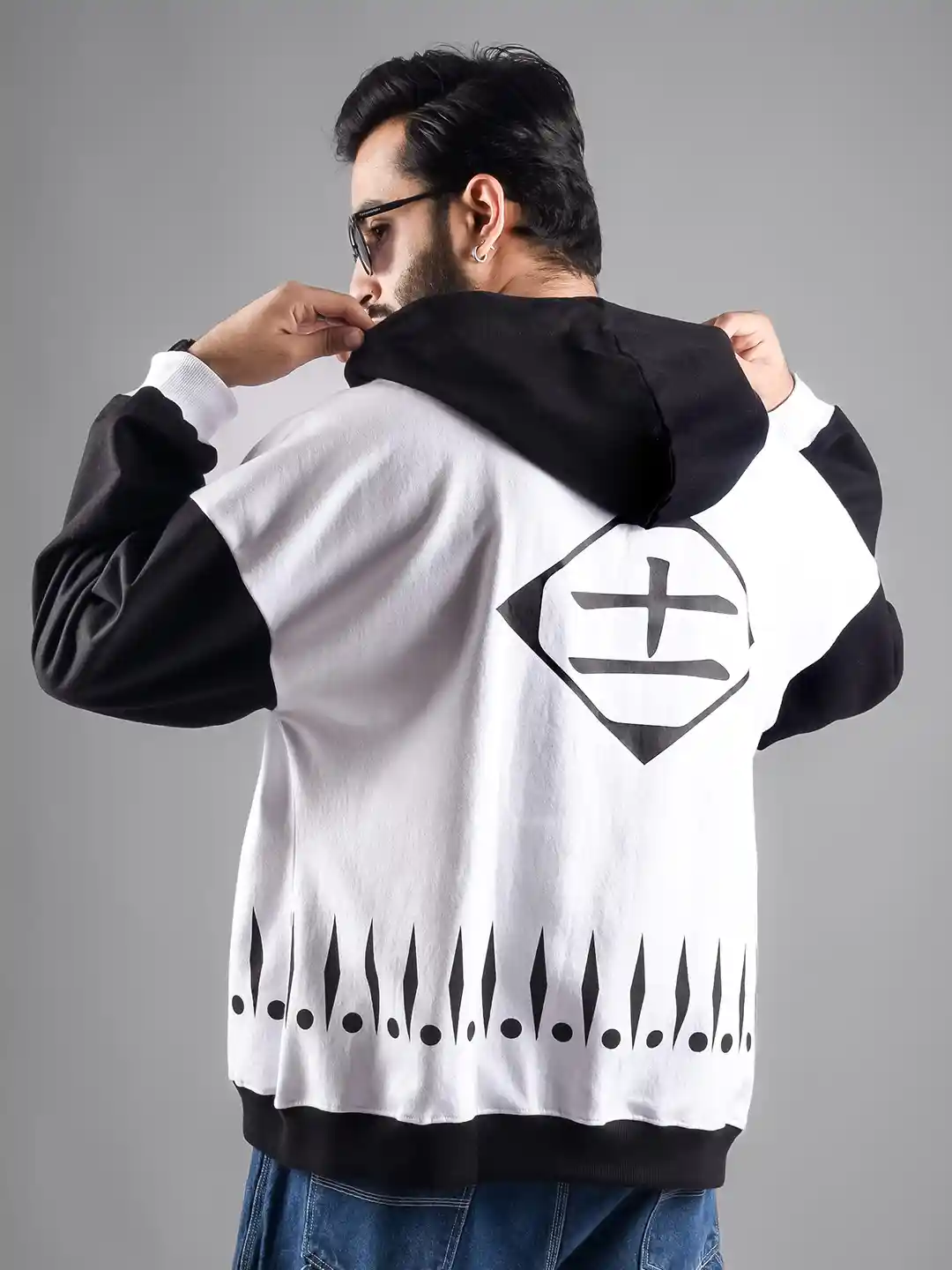 Buy COMICSENSE Bleach Anime 11th Division Captain Hooded Neck