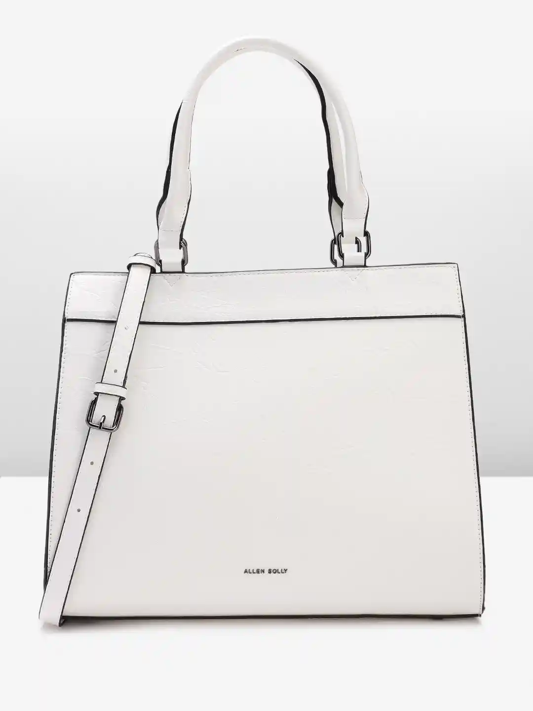 Buy Allen Solly Solid Handheld Bag Handbags for Women 26300576