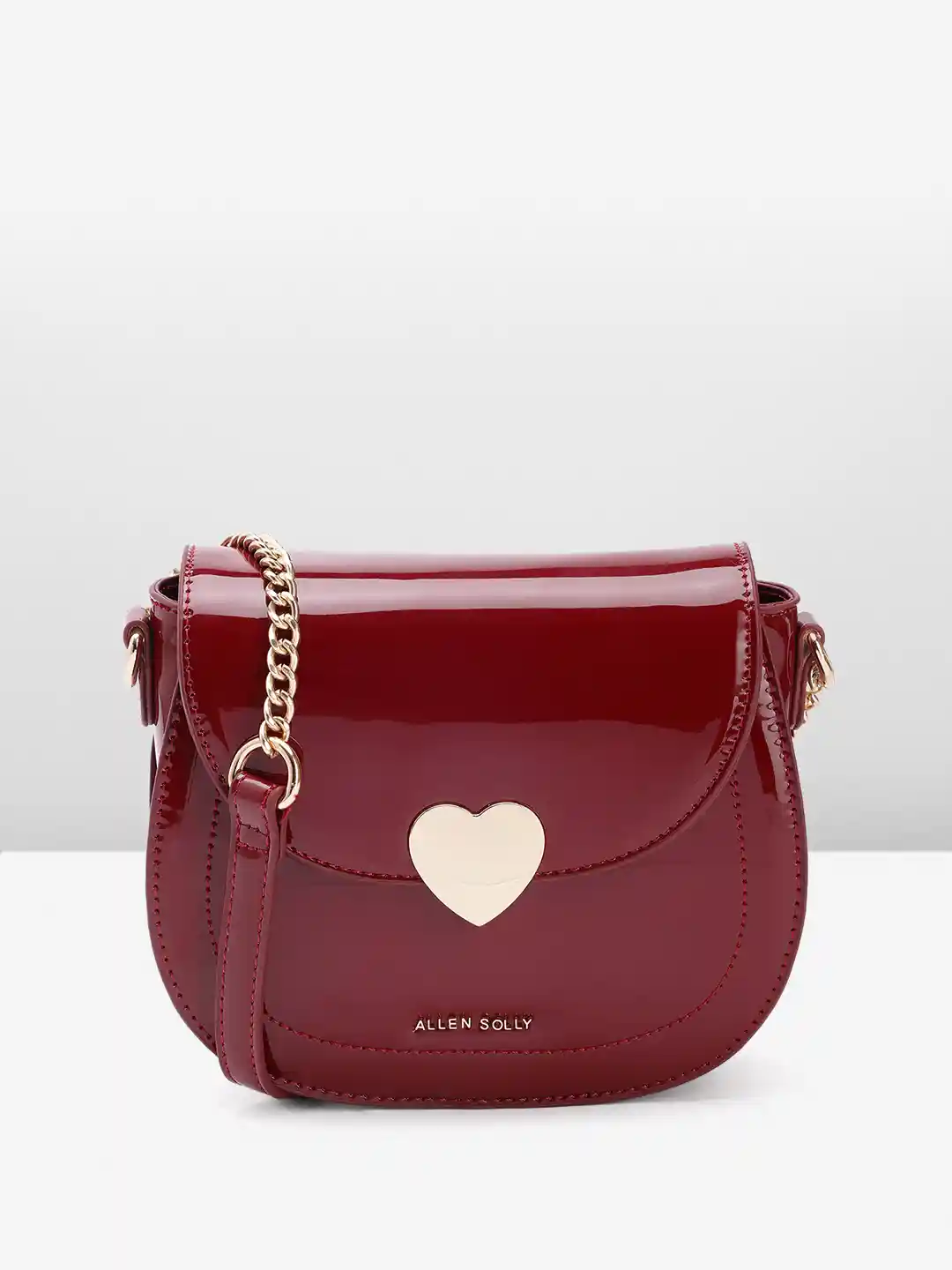 Myntra Allen Solly Red Handbag Buy Allen Solly Solid Structured