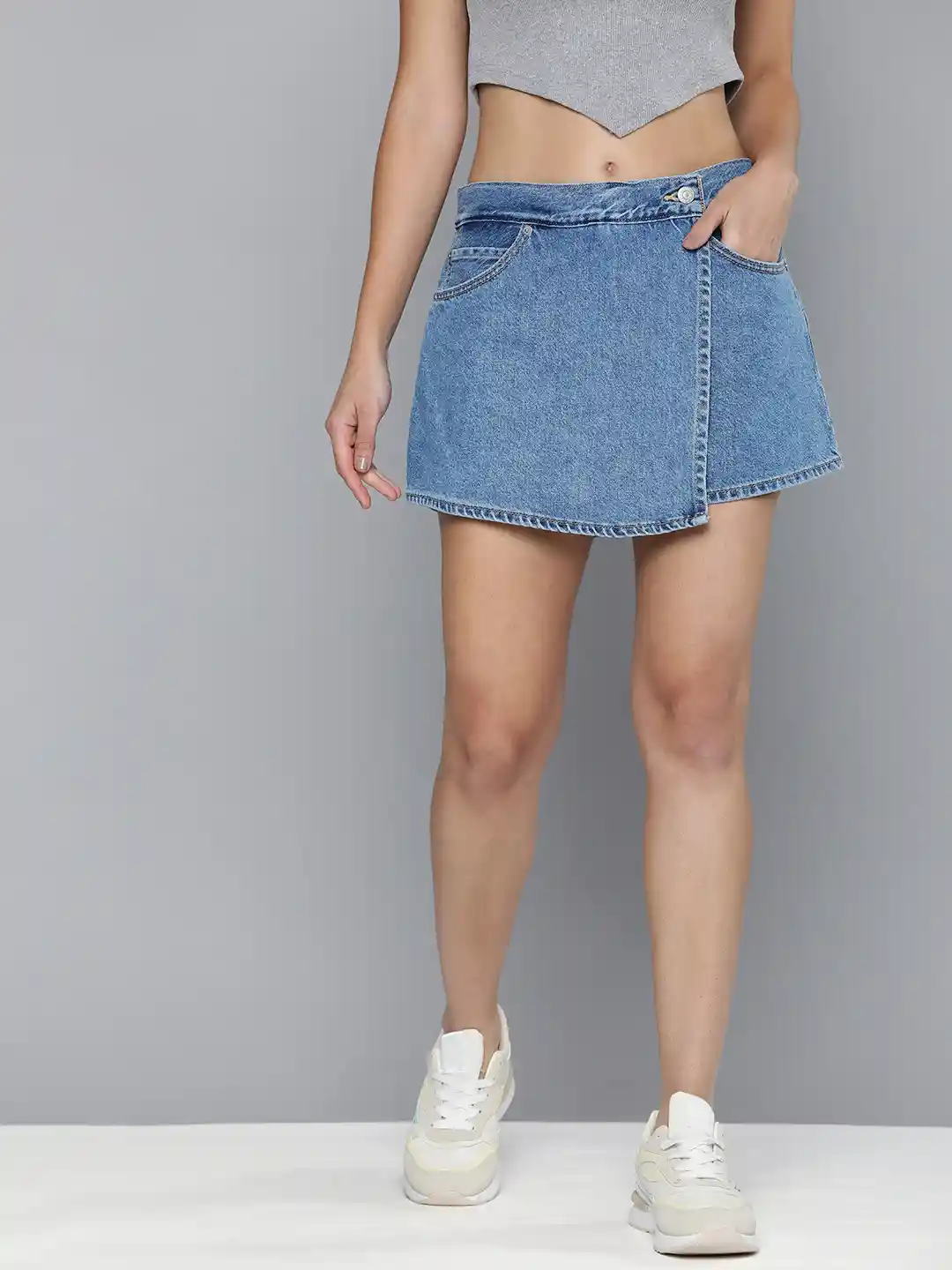 Buy Levis Pure Cotton Denim Skorts Skirts for Women 26309280