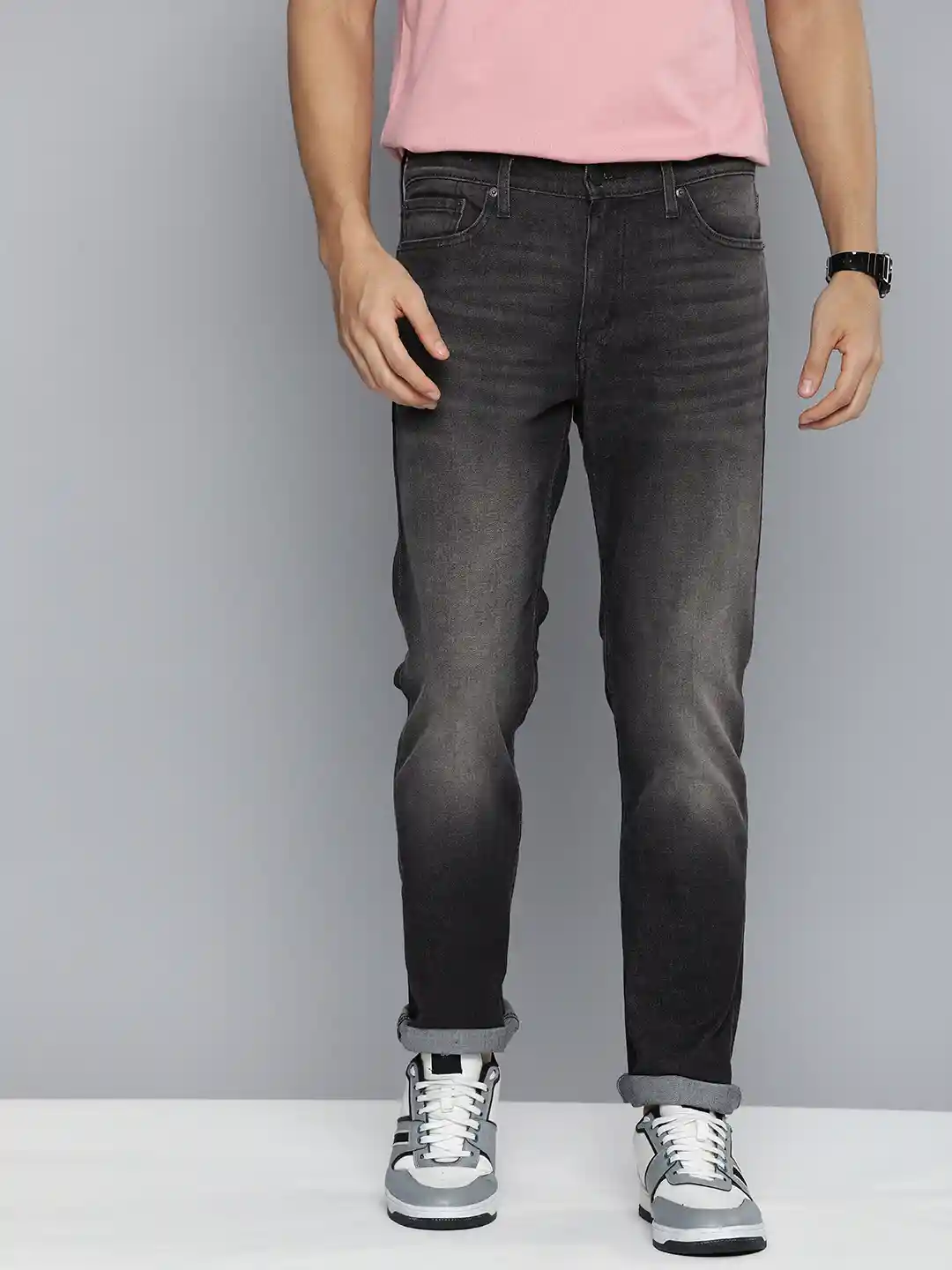 Levis Men 511 Slim Fit Heavy Fade Stretchable Jeans