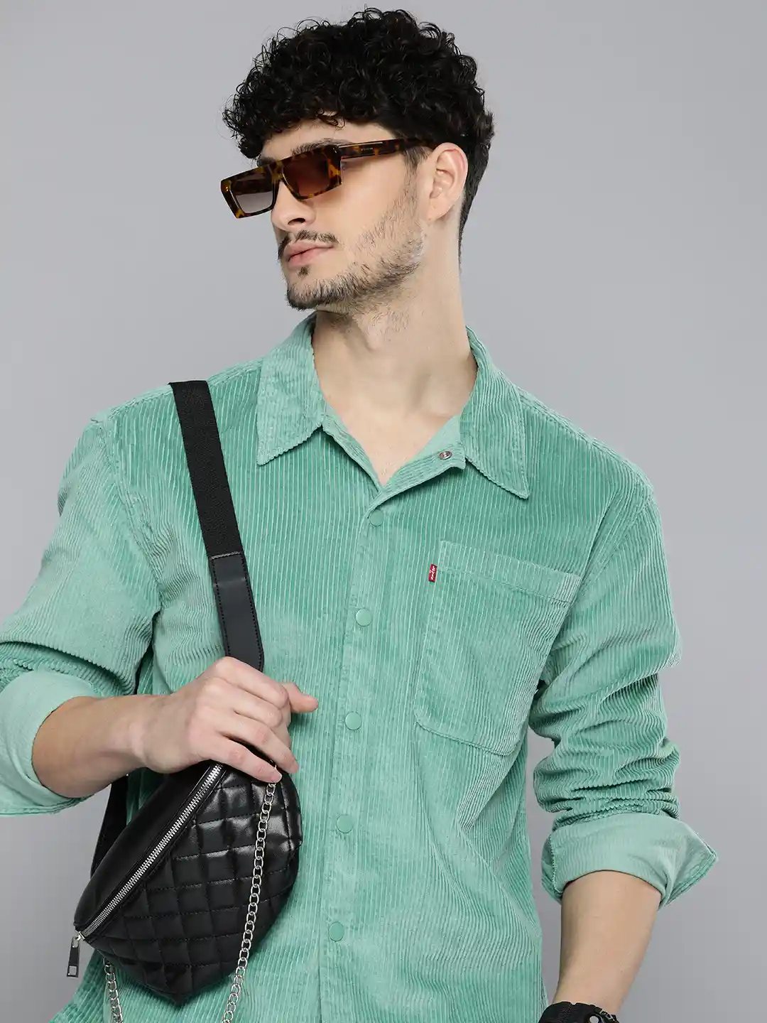 トップス 50's ARROW Mint-Green Corduroy Shirt L/S 50's ARROW Mint-Green Corduroy Shirt L/S Buy Relaxed fit corduroy