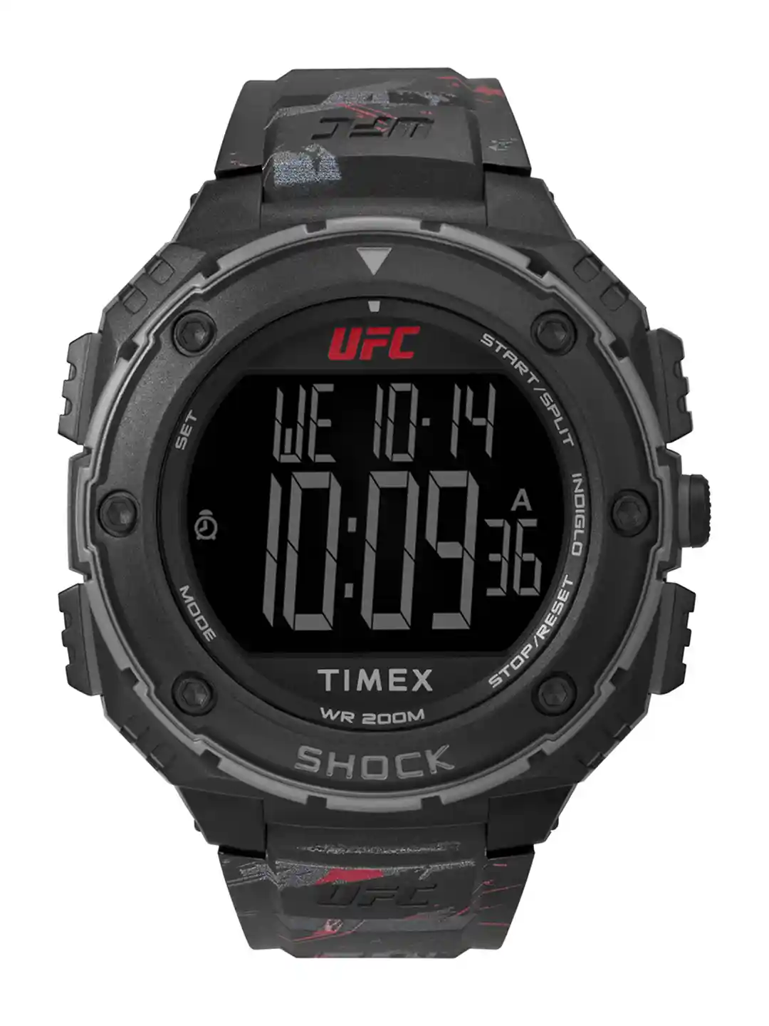 Buy Timex Ufc Strength Men Black Dial Black Straps Digital Watch - Main Image